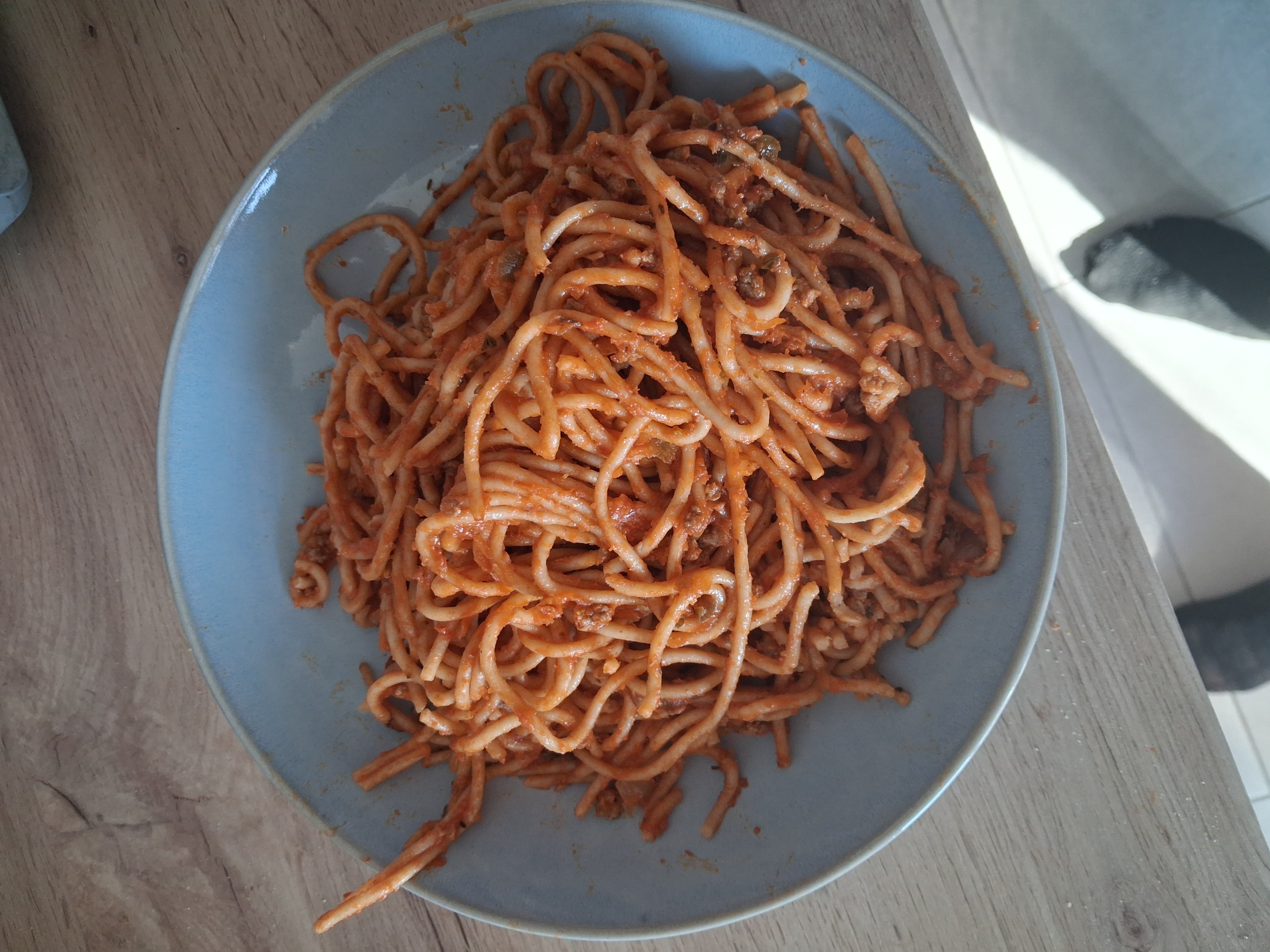 Espaguetis con carne