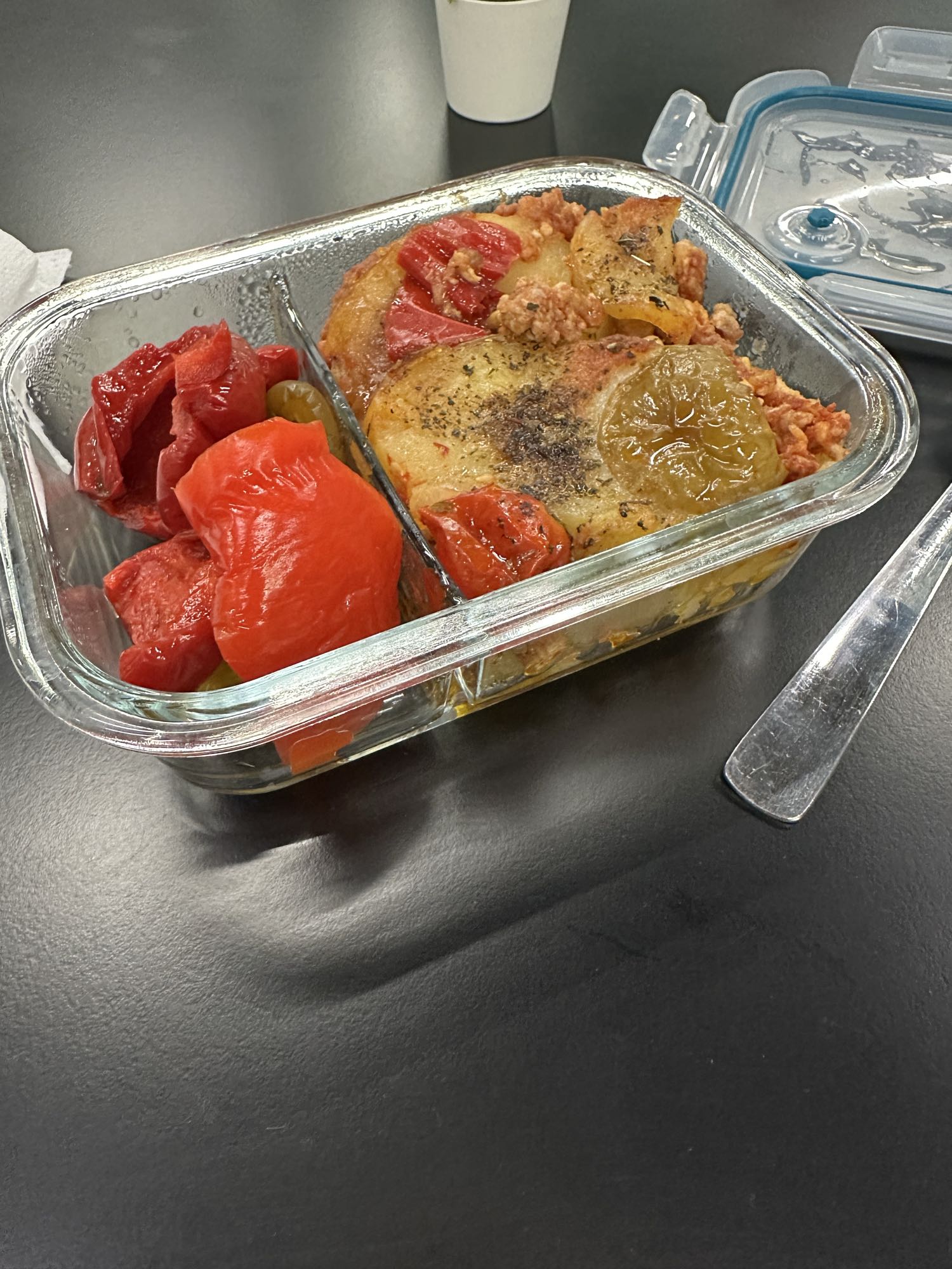 Musaca cu ardei copți