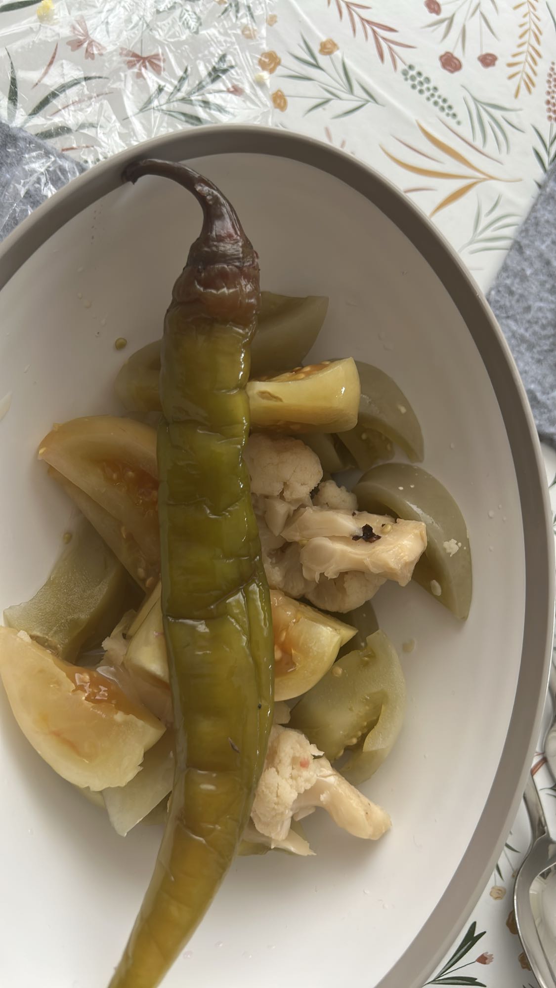 Verduras en escabeche