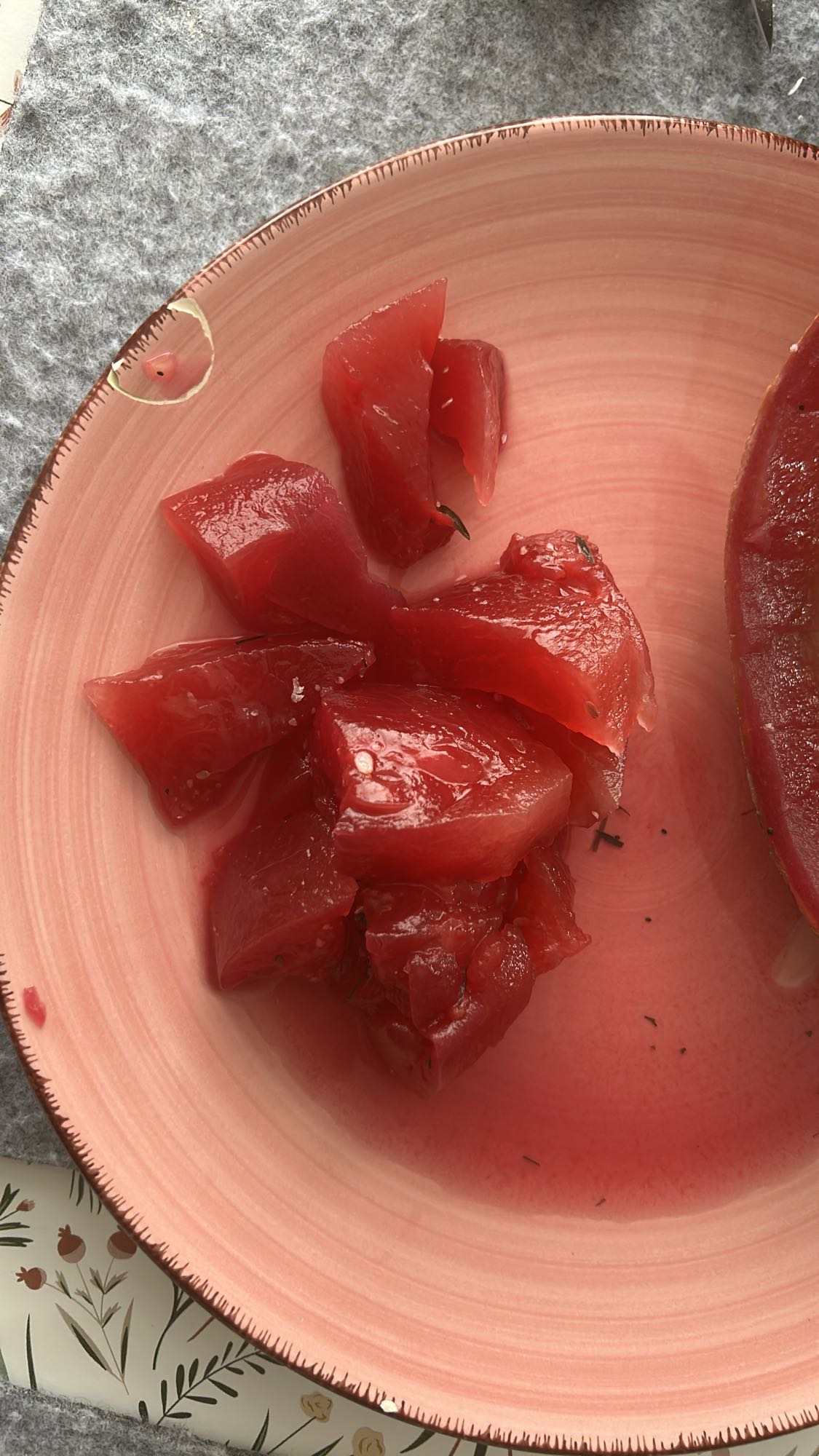 tomate fresco picado