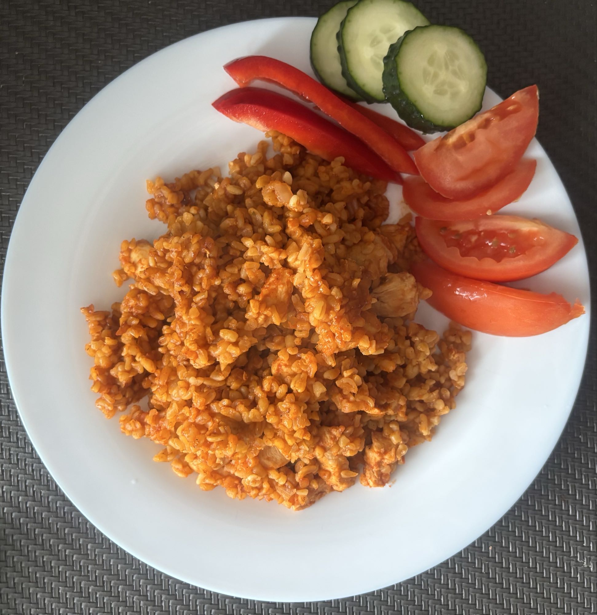 Булгур с овощами