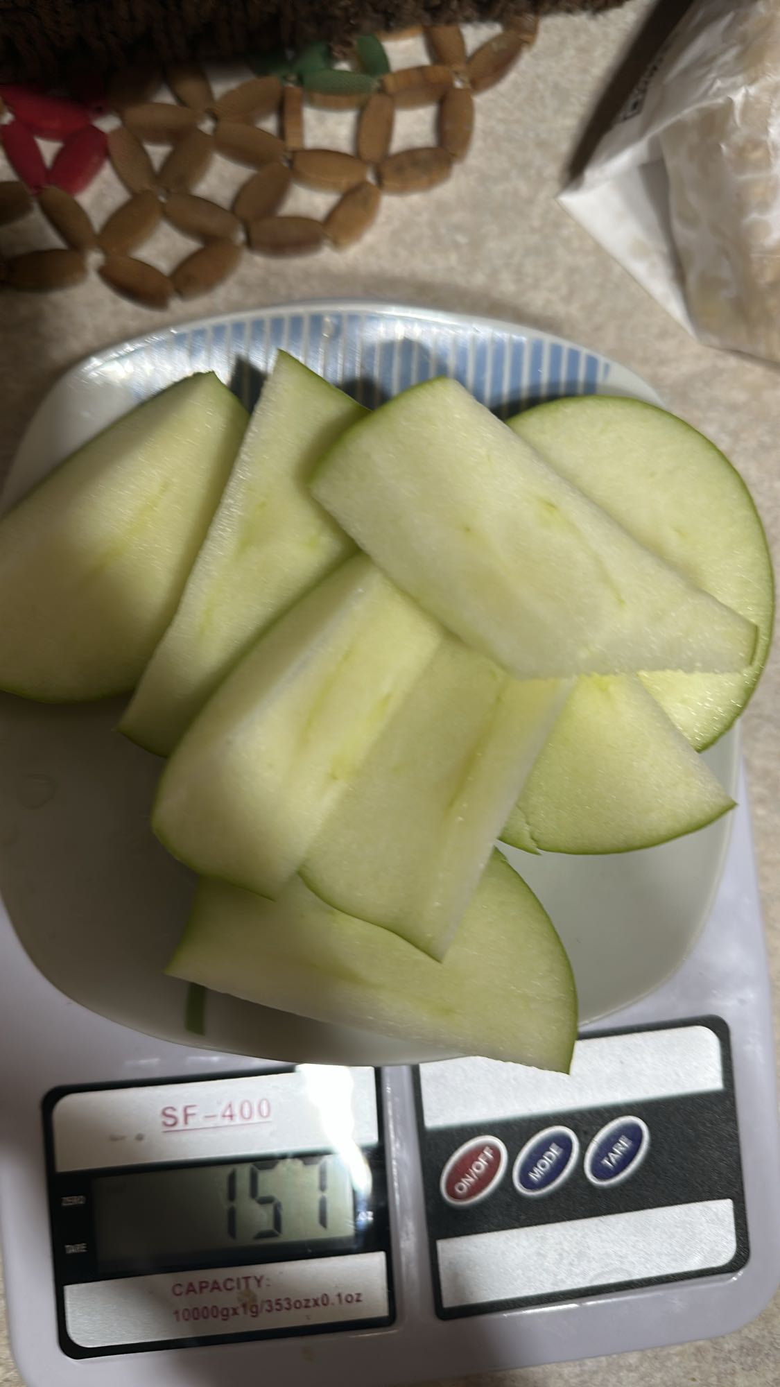 Sliced Green Apple