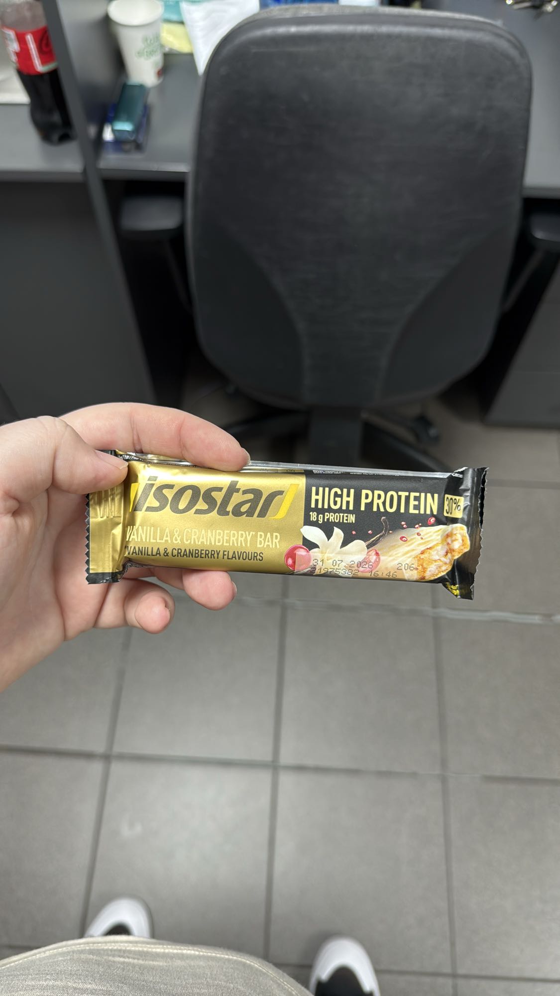 Baton proteic vanilie-merisor