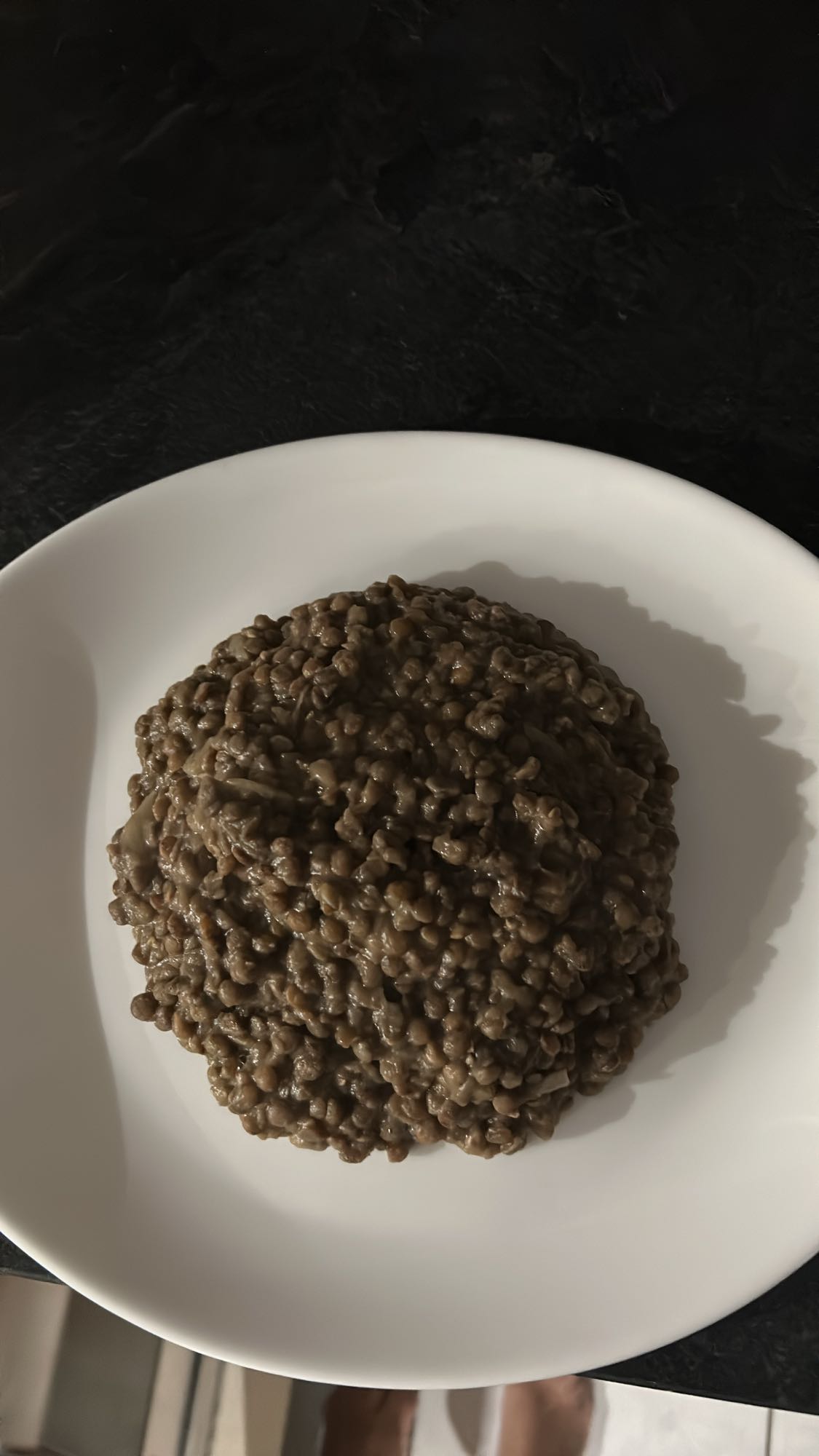 Lentilles cuites nature