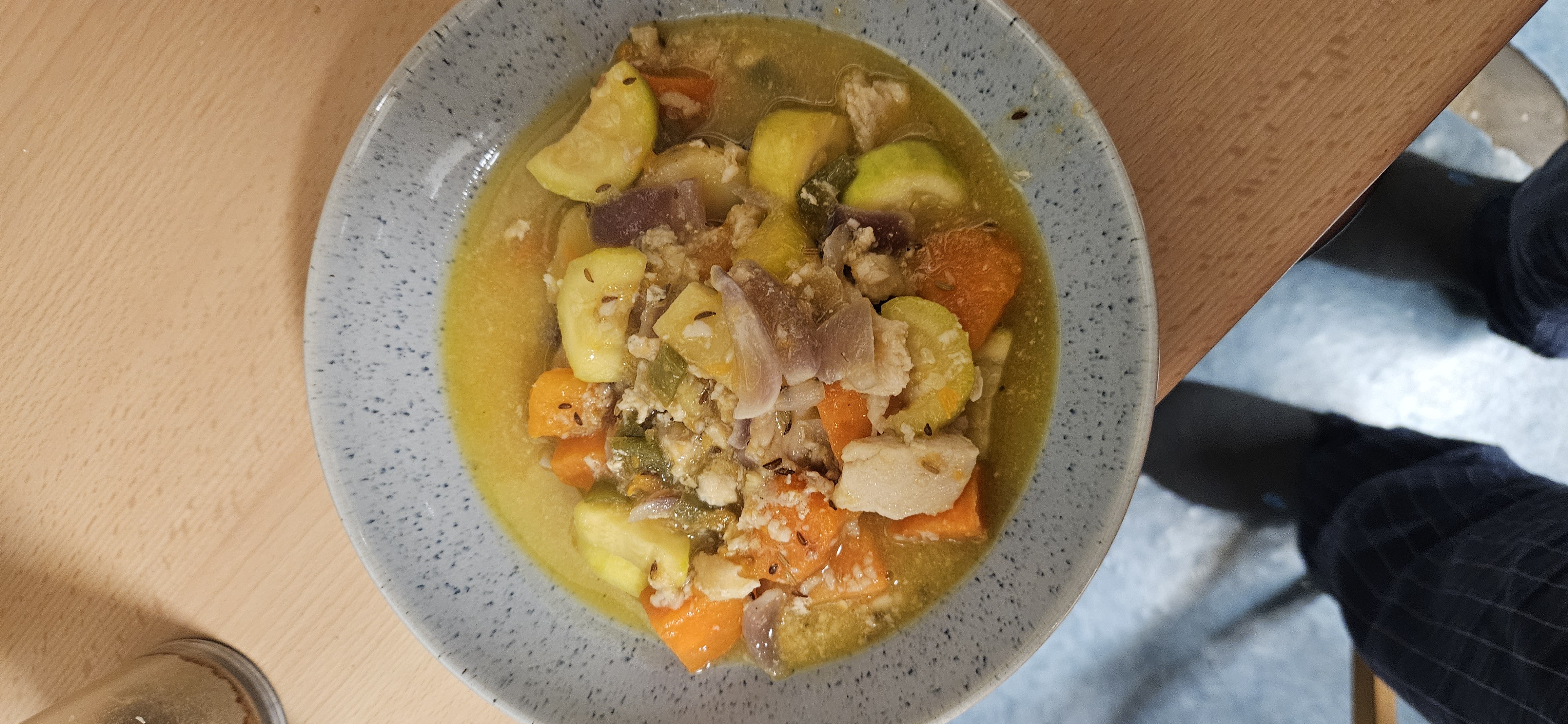 White fish veggie stew