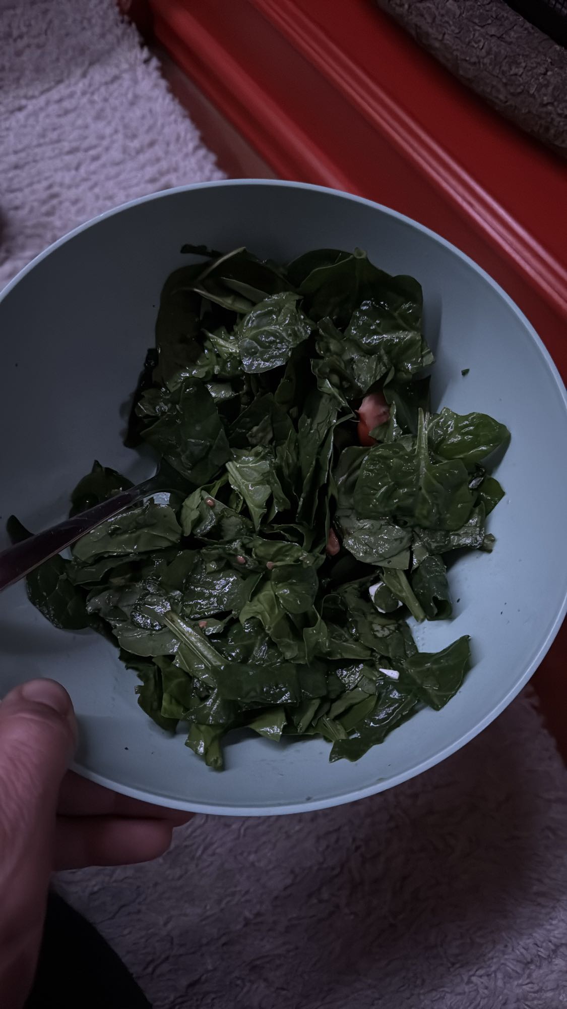 ensalada de espinaca