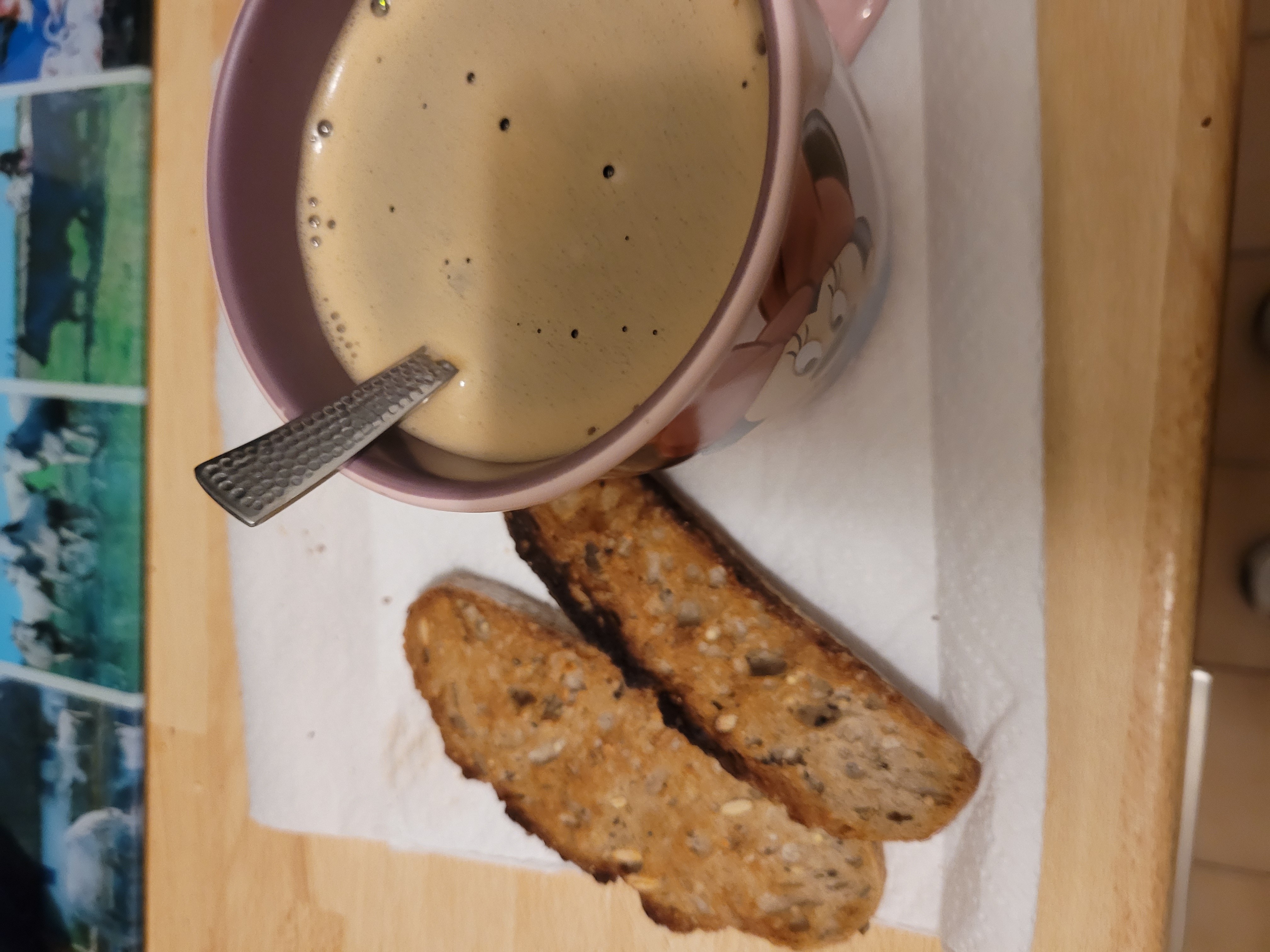 Café au lait et tartines