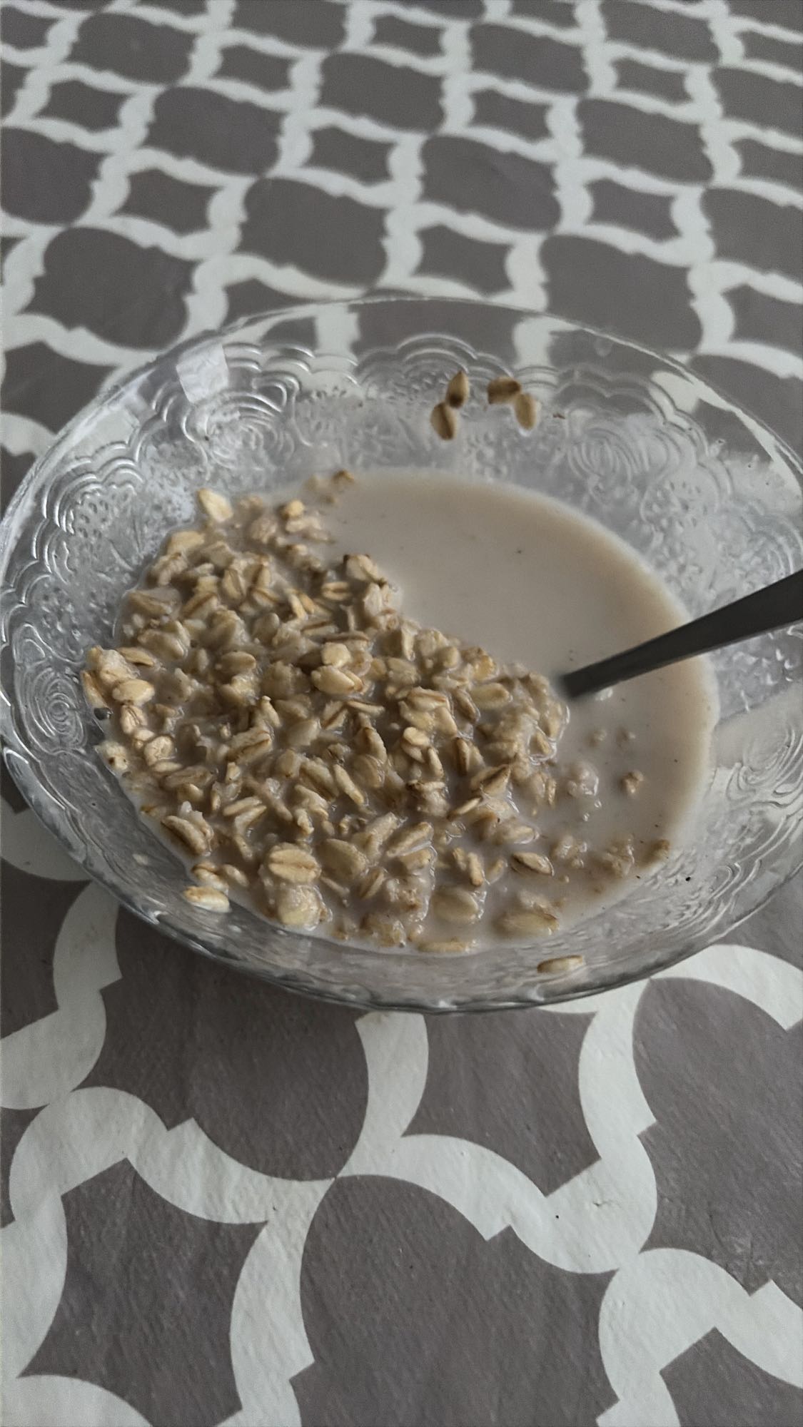 flocons d'avoine au lait