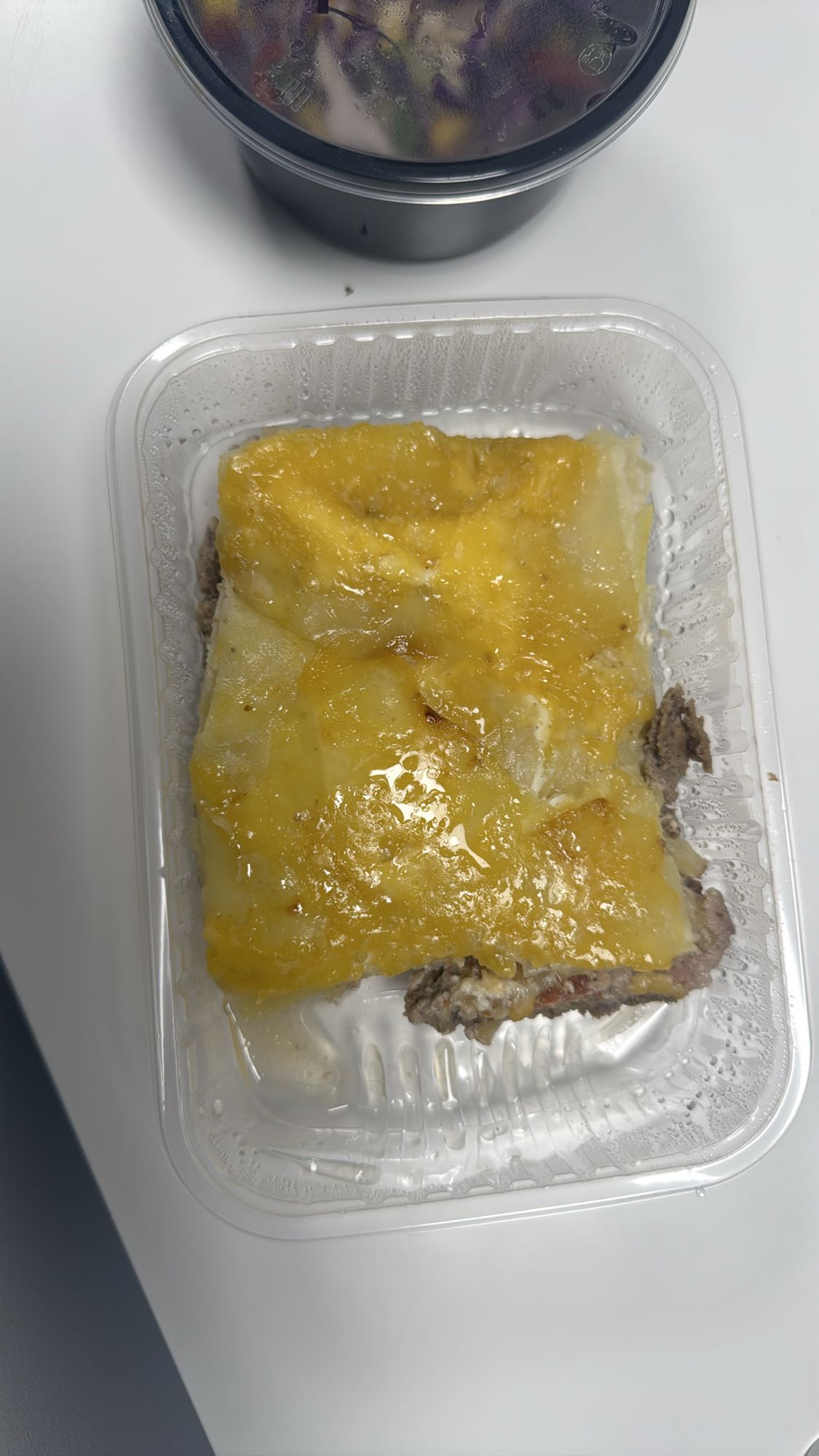 запеканка с мясом и сыром