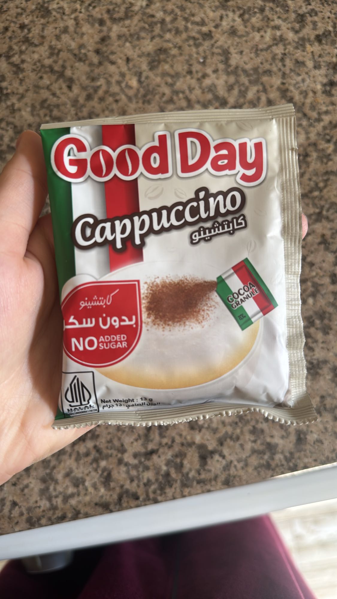 Instant Cappuccino Sachet