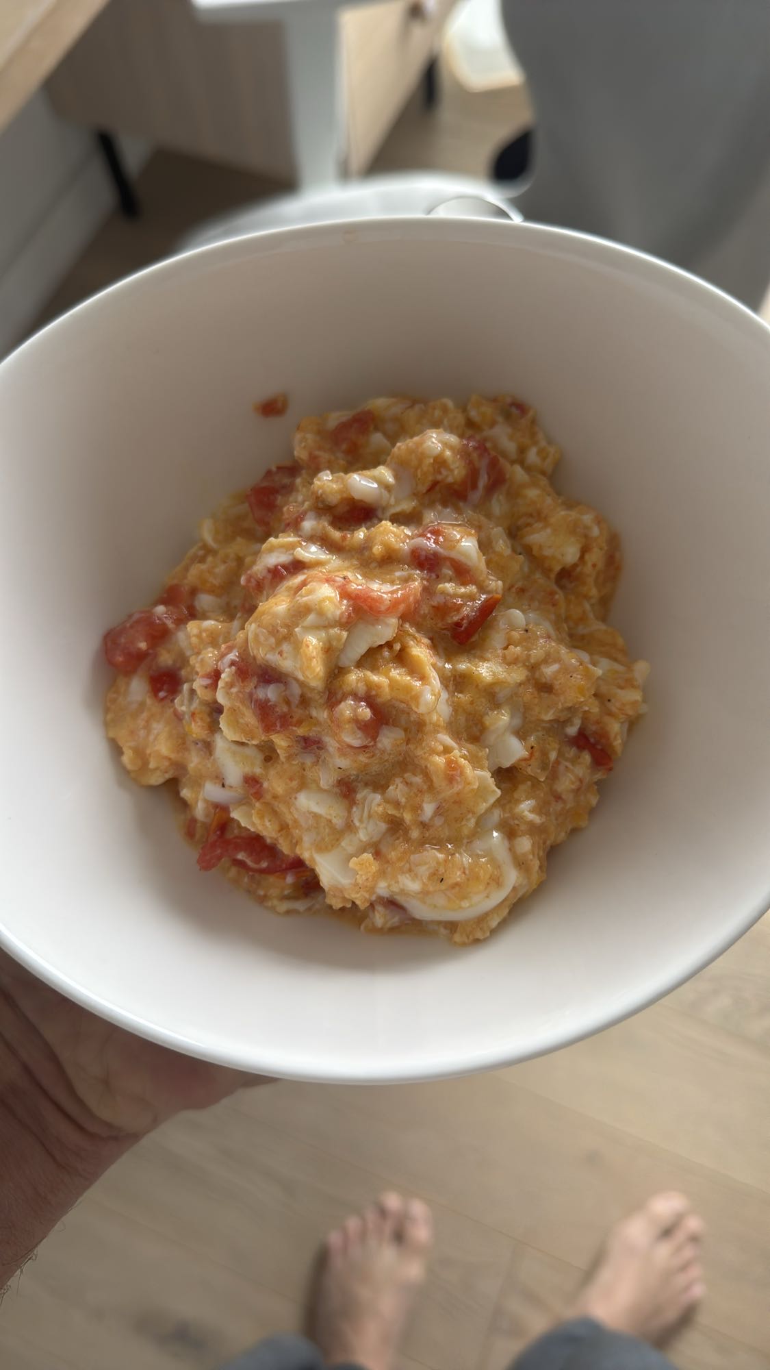 jajecznica z pomidorami