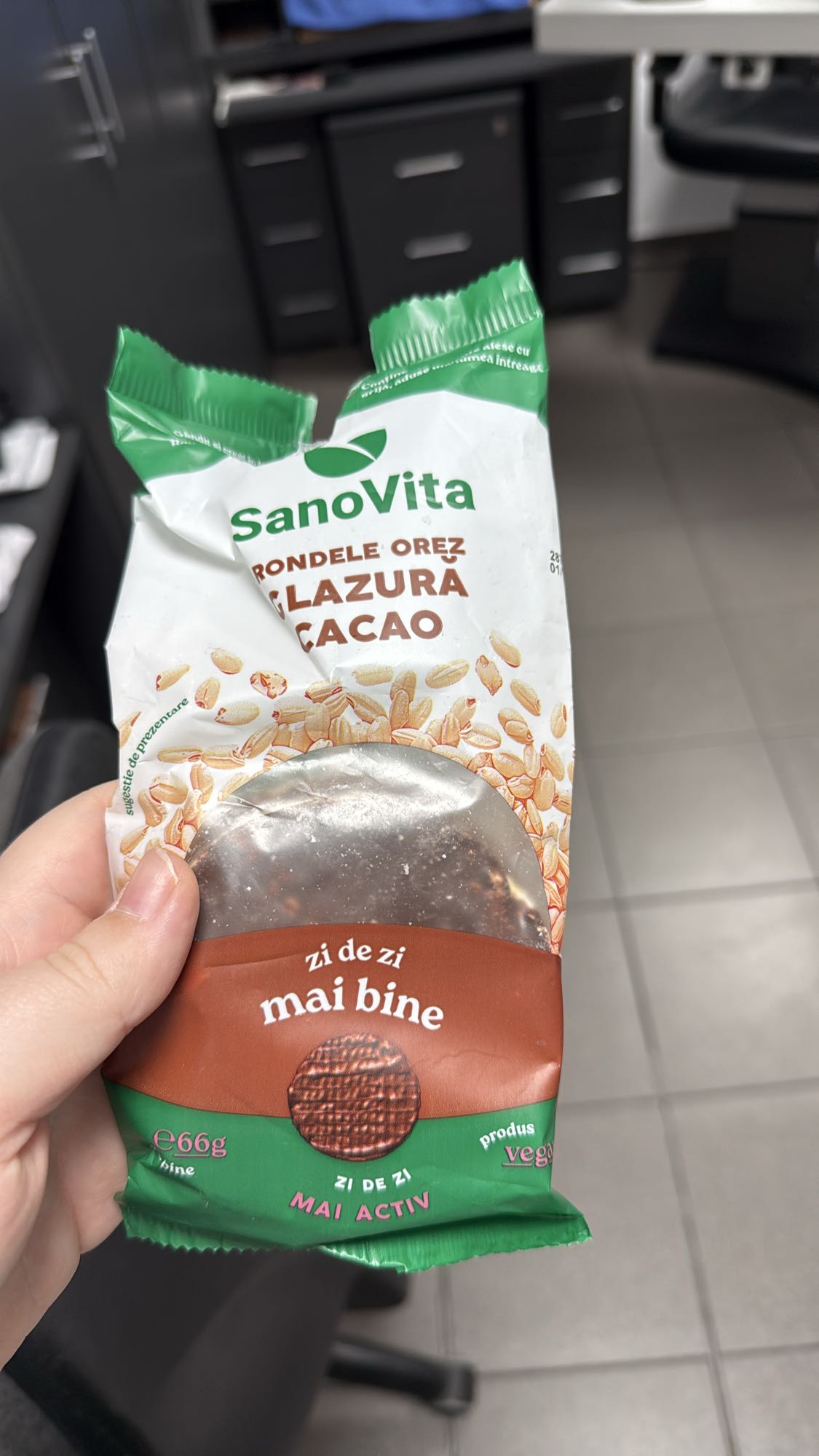 Rondele orez cu cacao