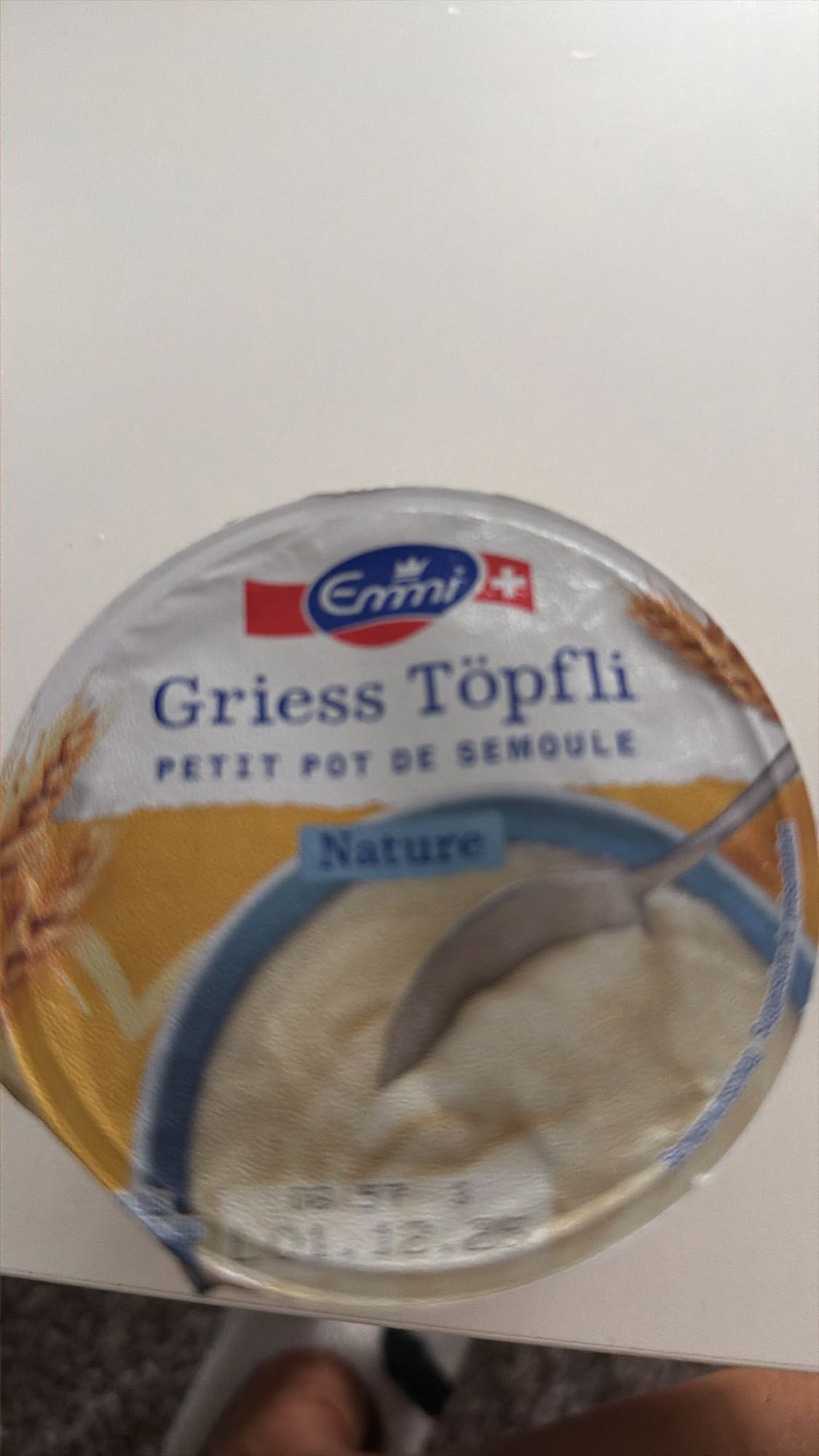 Griess Töpfli Nature