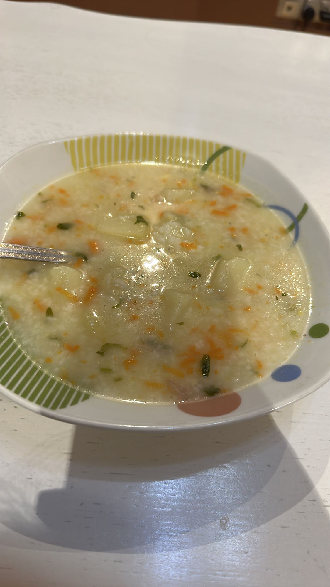 vegetable rice soup