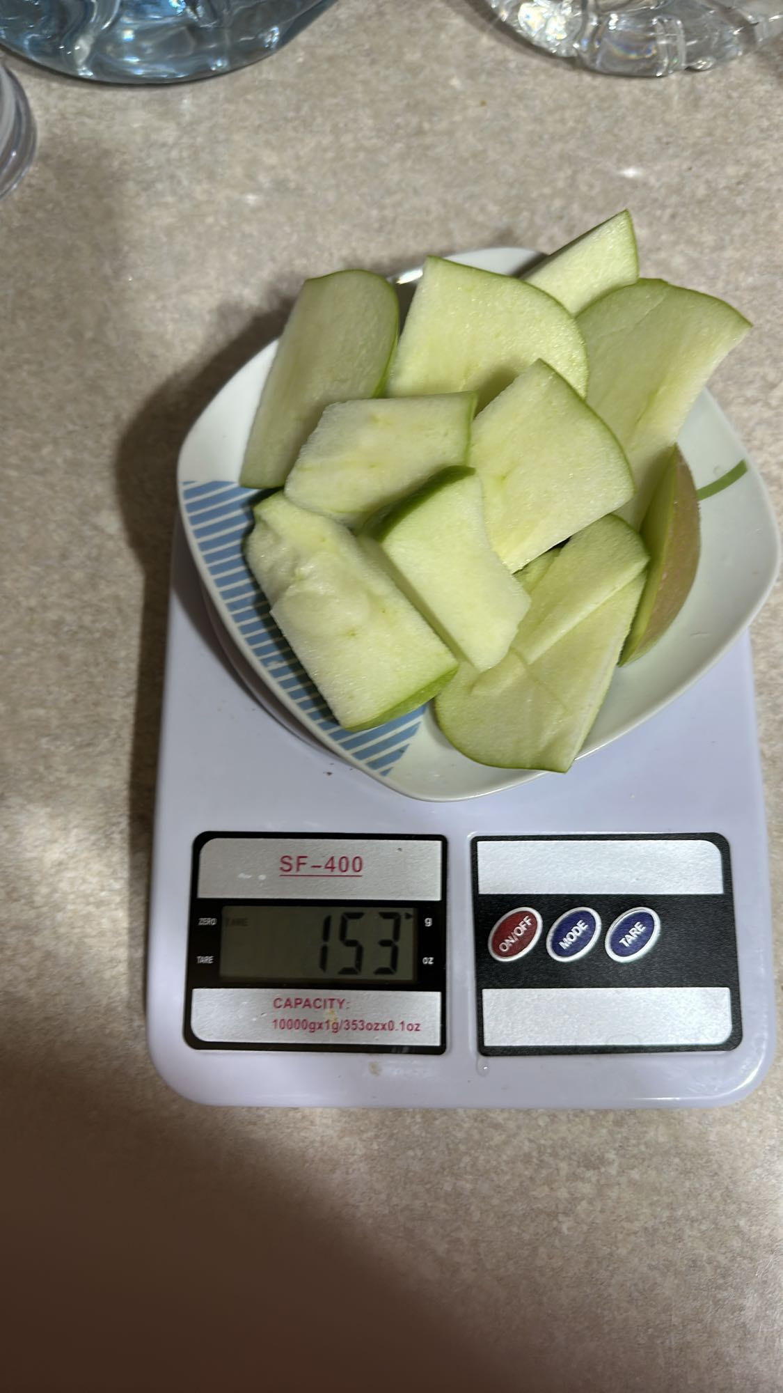 Sliced Green Apple