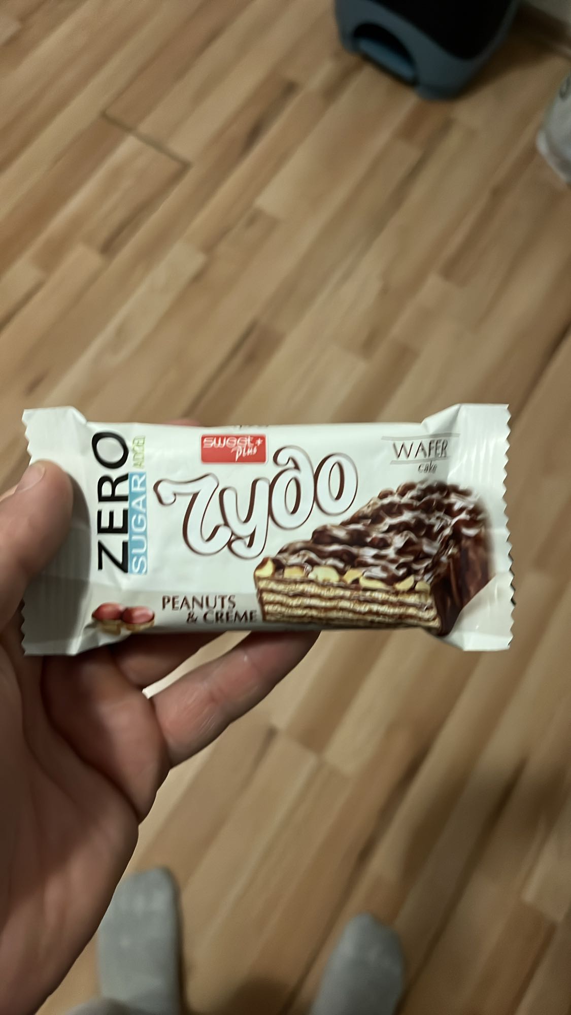 Вафла с фъстъци и крем