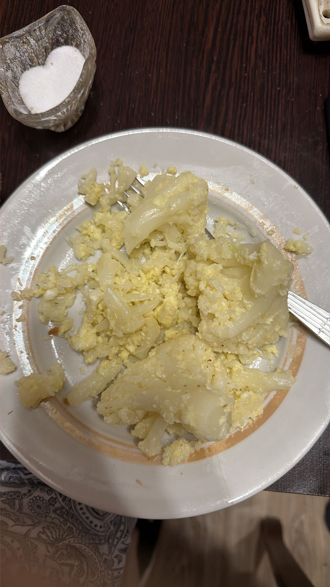 цветная капуста с яйцом