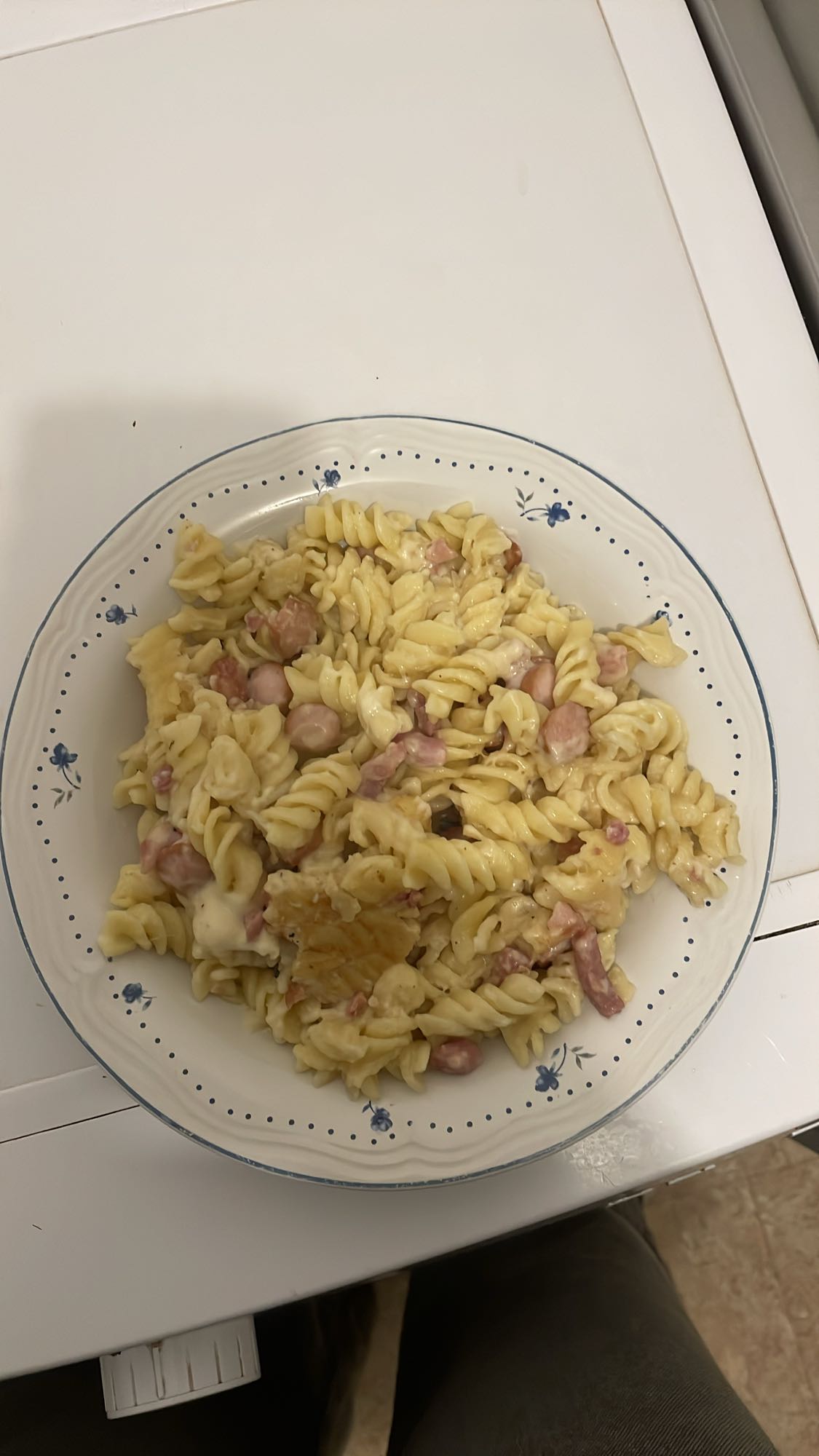 Pâtes jambon fromage