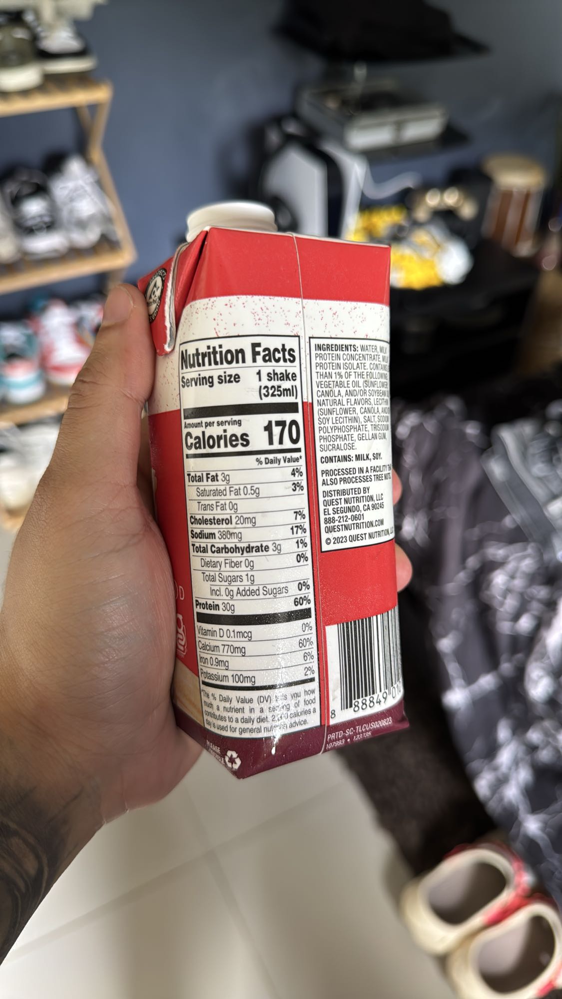 batido de proteínas