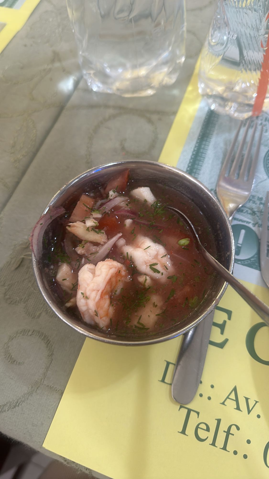 Ceviche de camarón