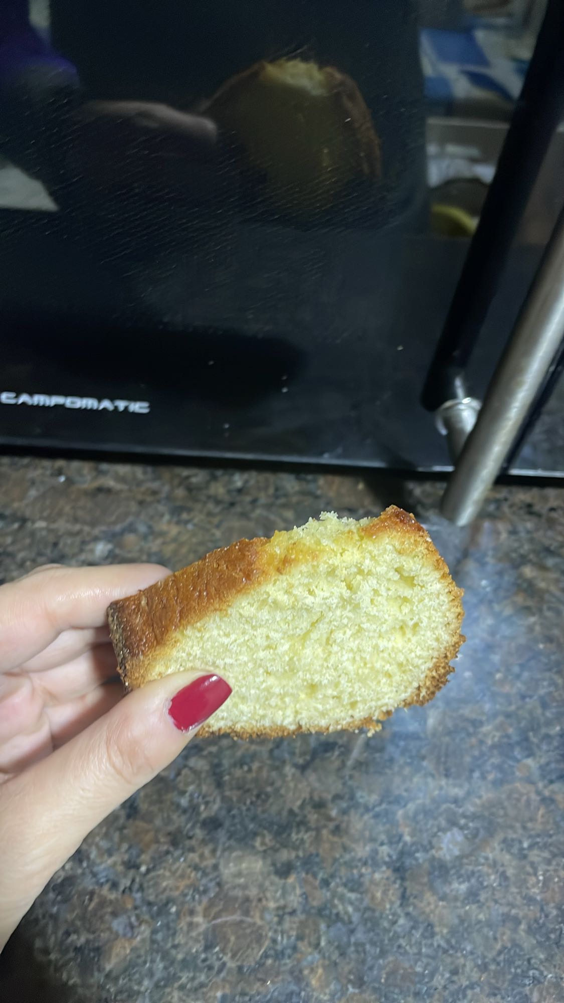 Slice of pound cake