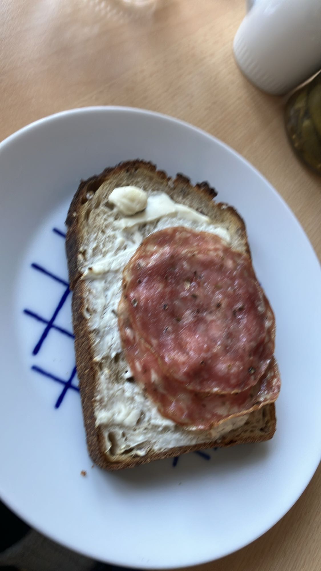 Torrada com salame