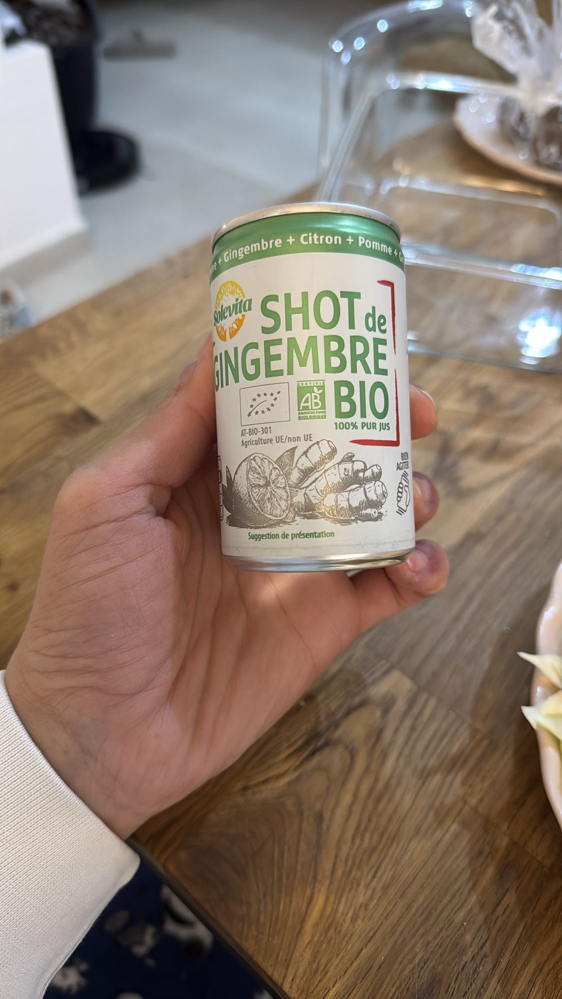 Shot de gingembre bio