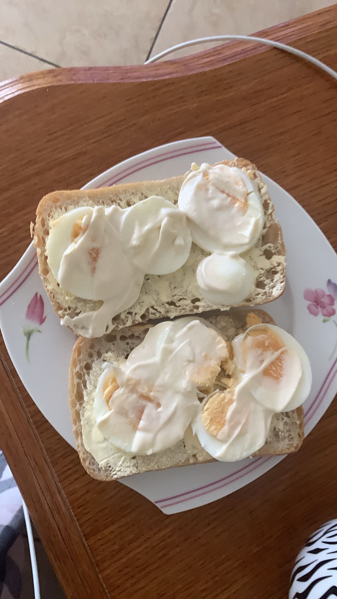 Kanapka z jajkiem i majonezem