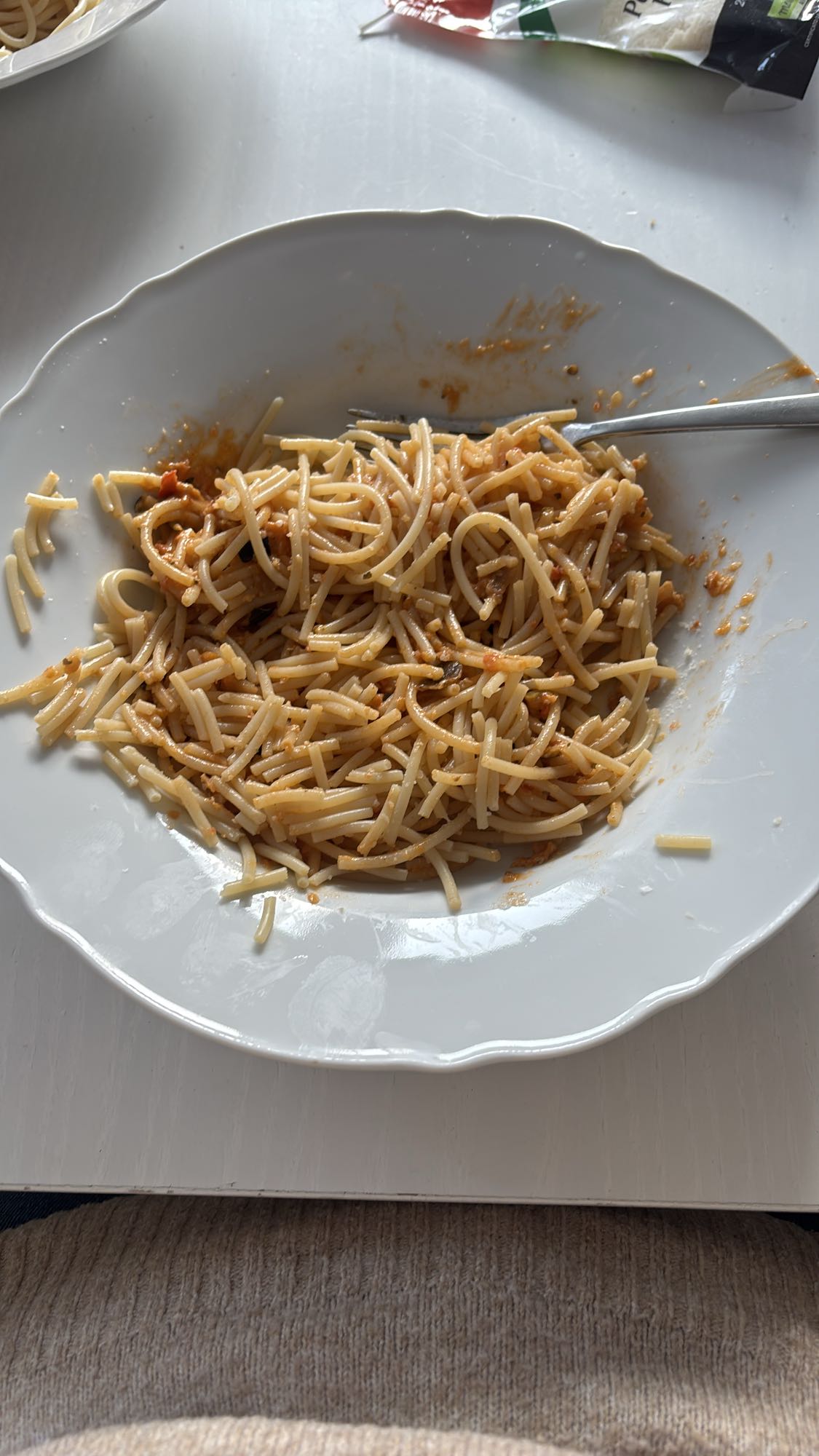 Spaghetti mit Tomatensauce