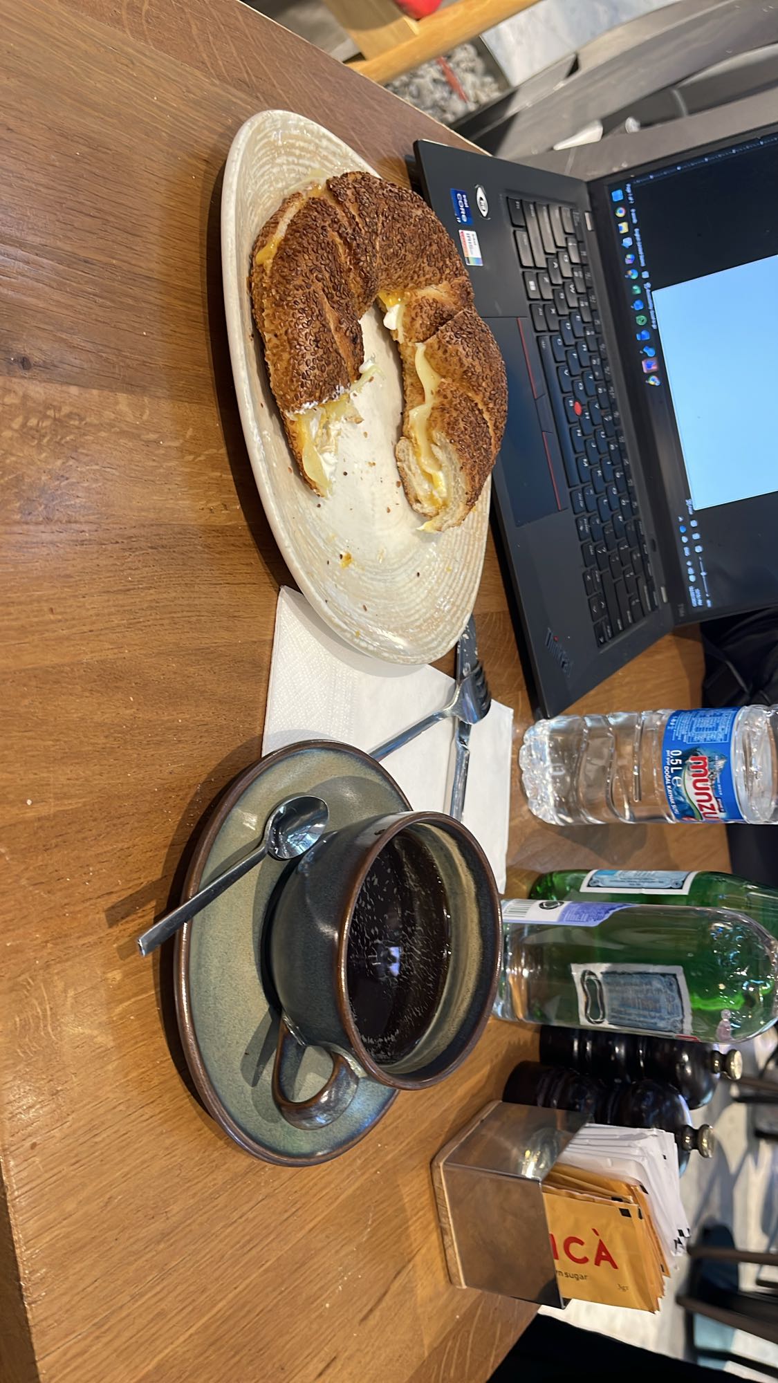 Cheese Simit & Coffee