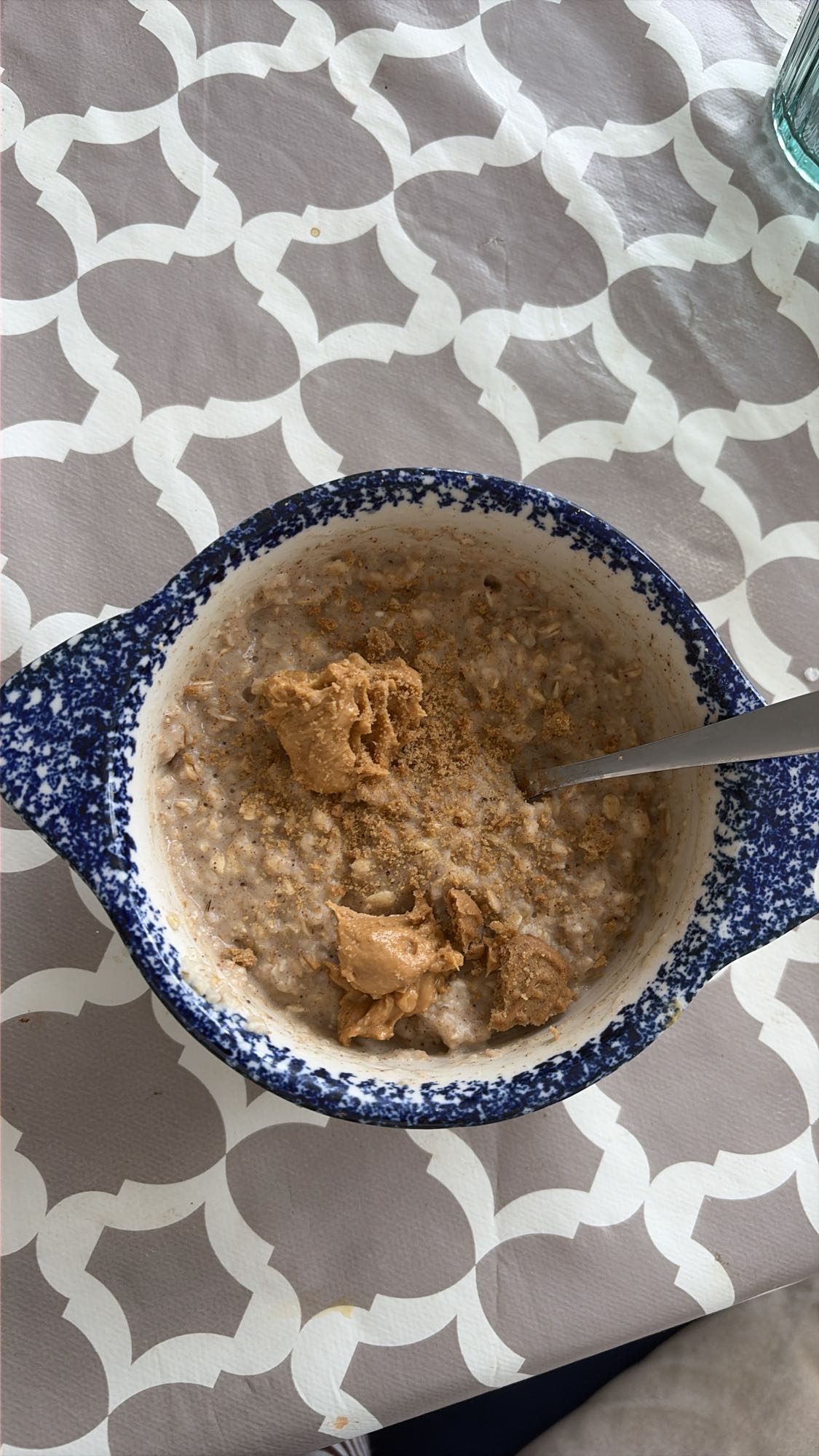 Porridge au beurre de cacahuète