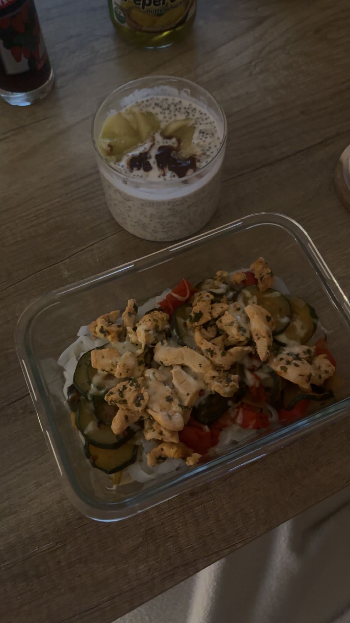 Poulet et pudding chia