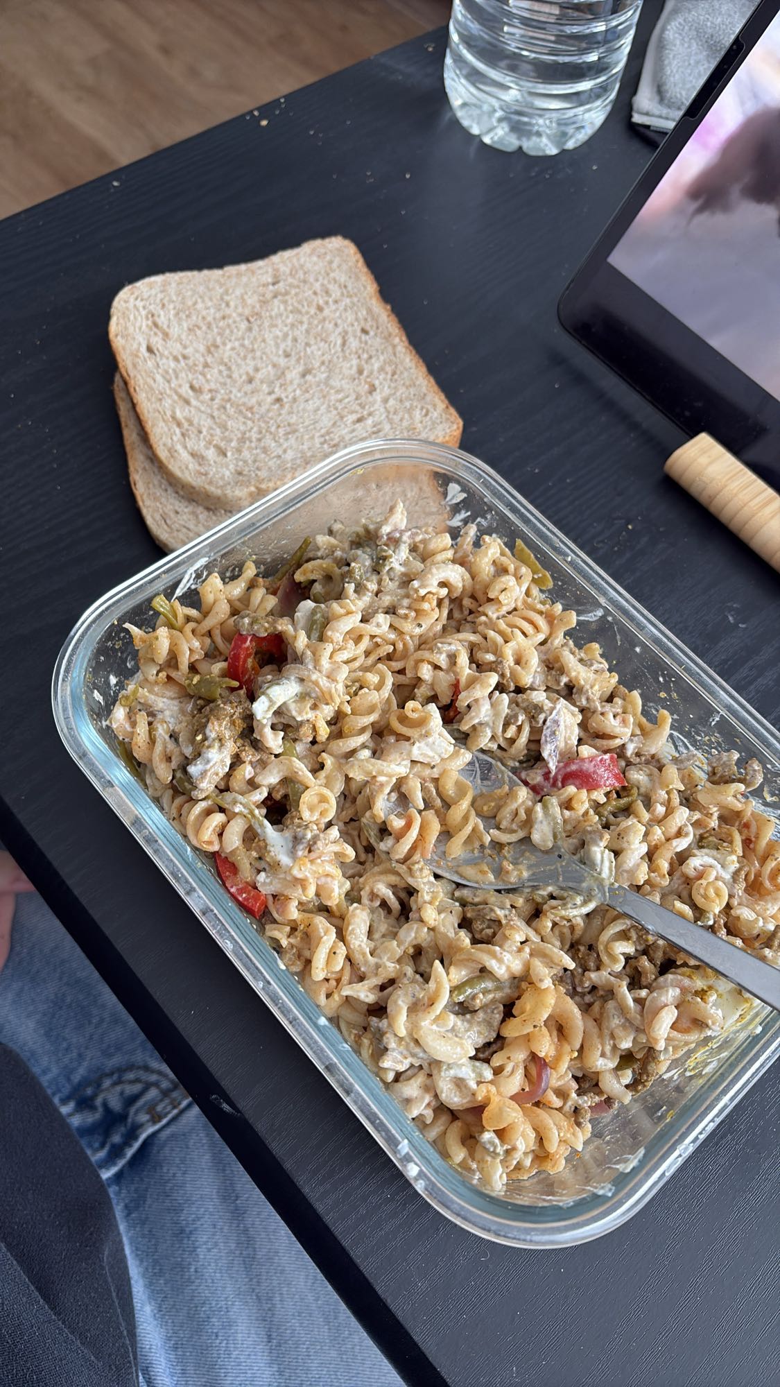 Pâtes au poulet crémeuses