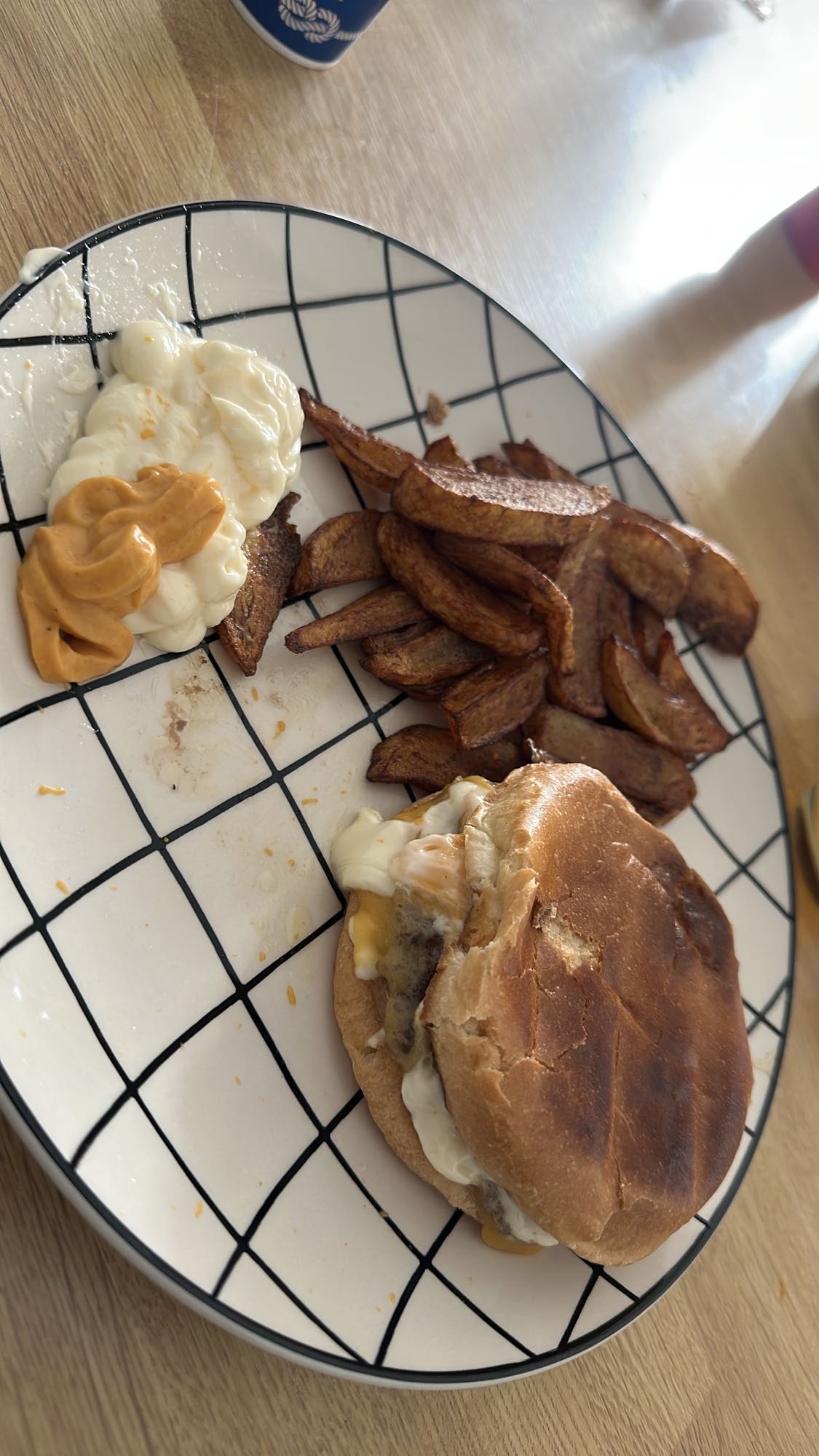 Burger et frites maison