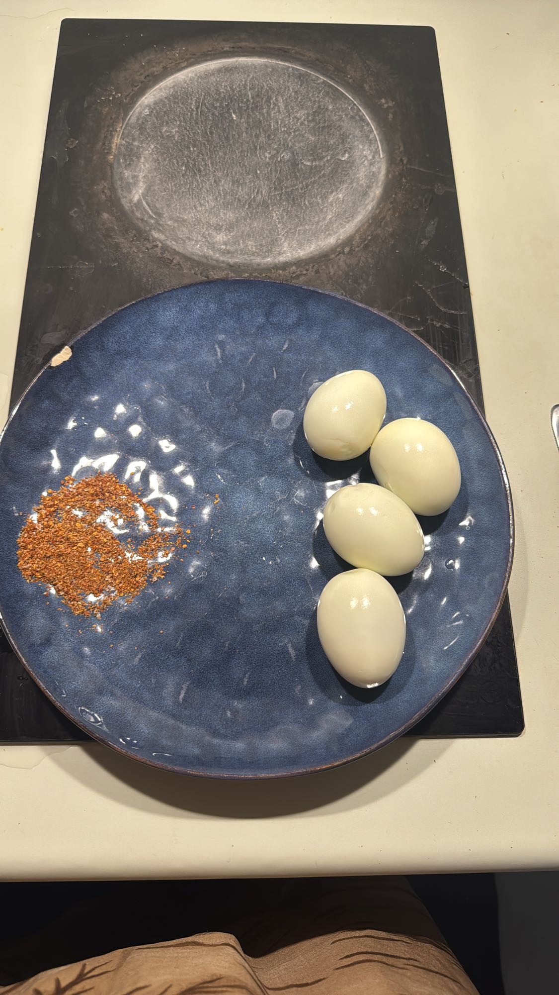 Oeufs durs avec épices