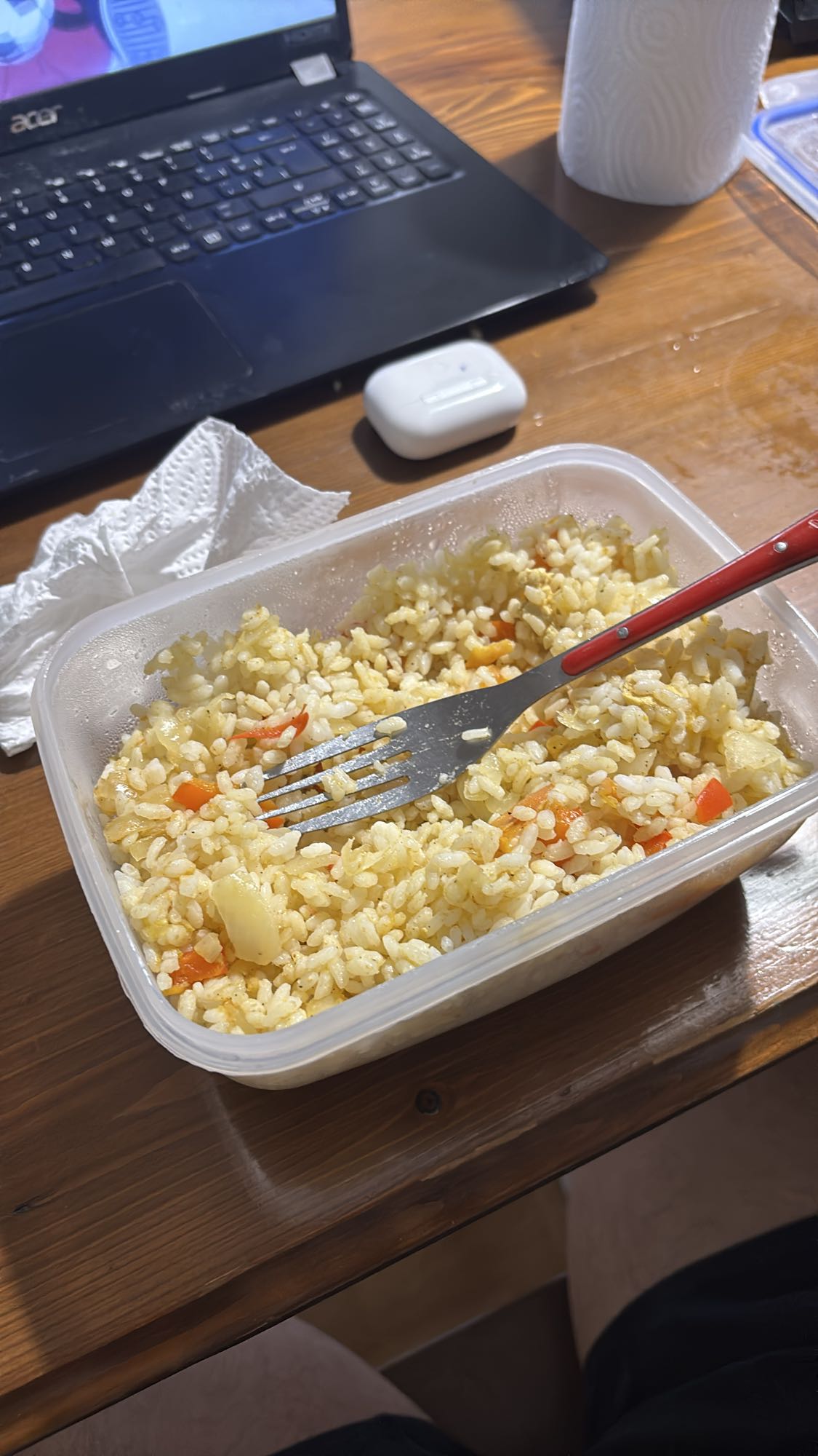 arroz con verduras