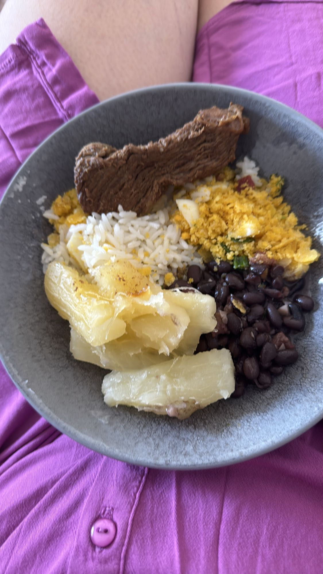 Prato brasileiro caseiro