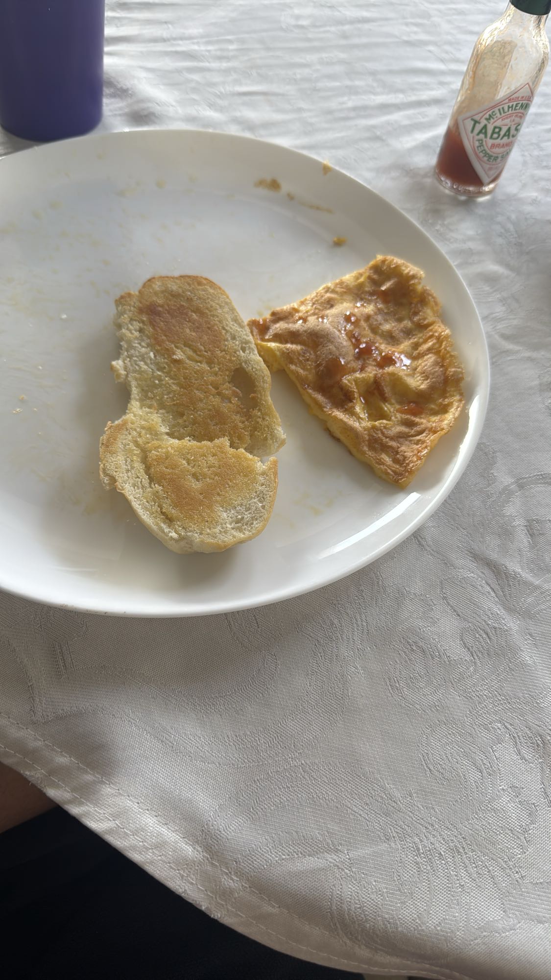 Pão com omelete