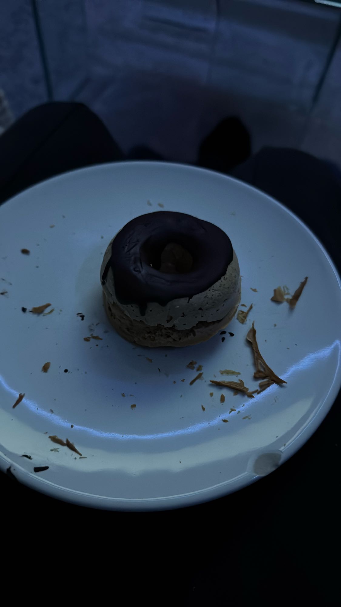 donut de chocolate sin azúcar