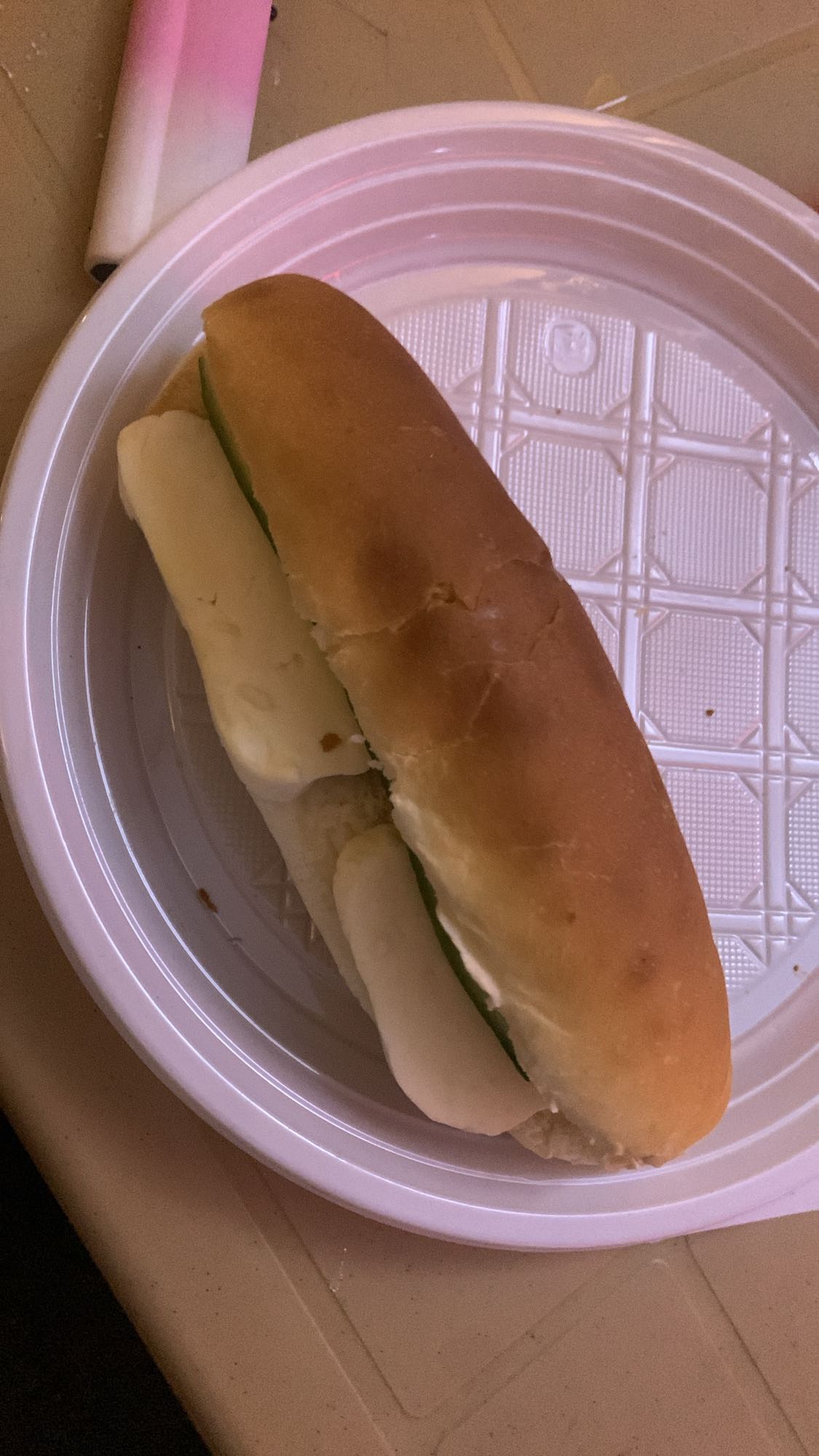 Cheese sandwich roll