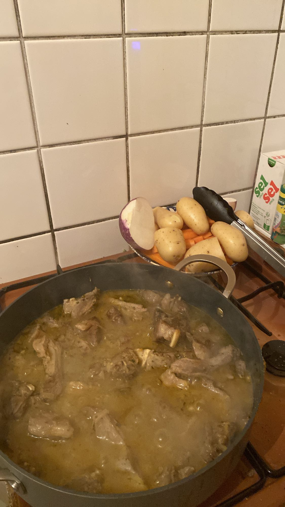 Ragoût d'agneau aux légumes