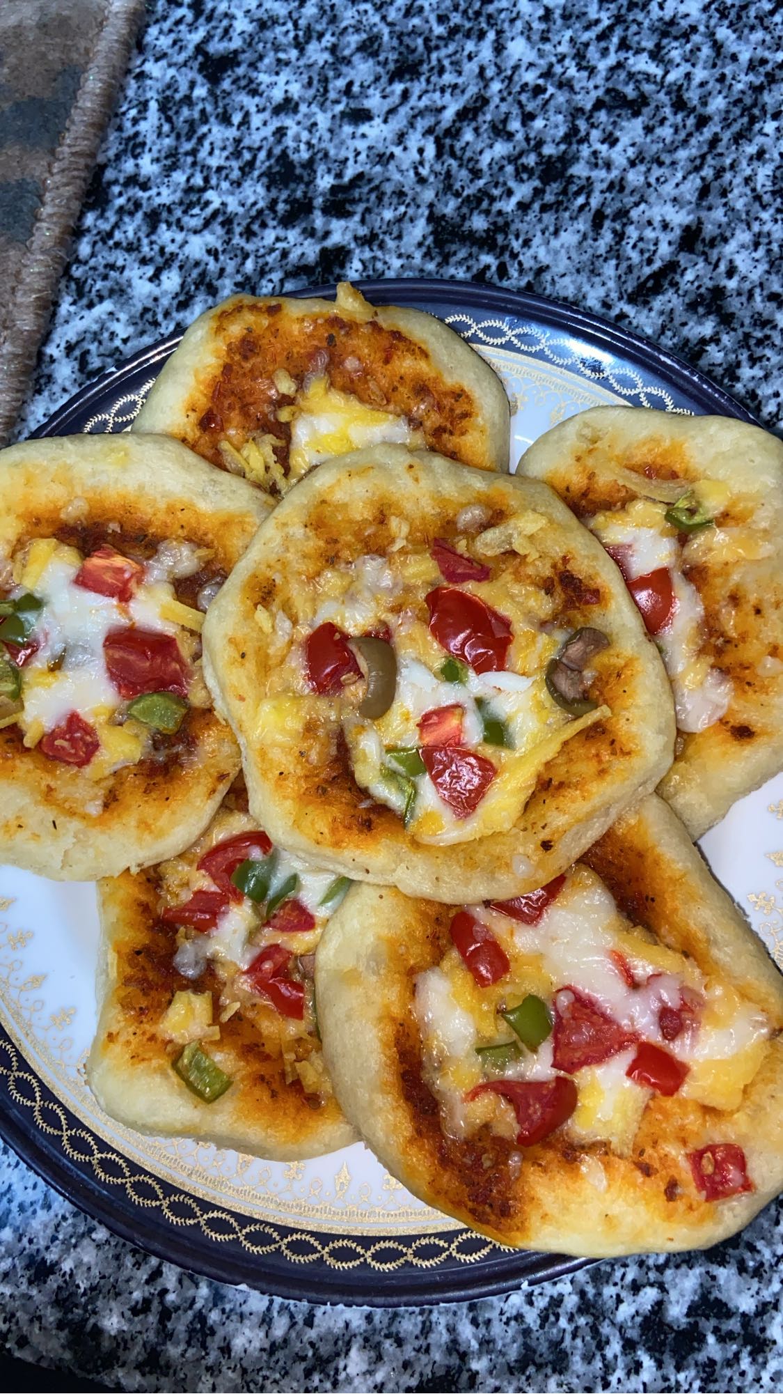 Mini Veggie Pizzas