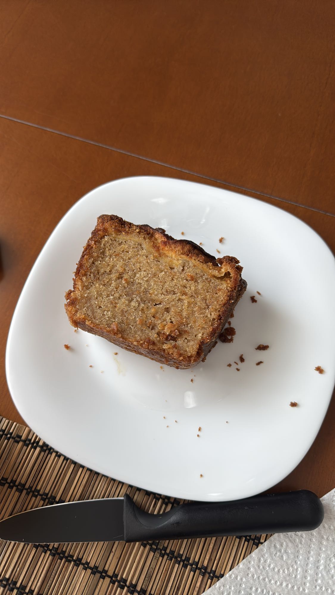 Bizcocho de manzanas sin azúcar