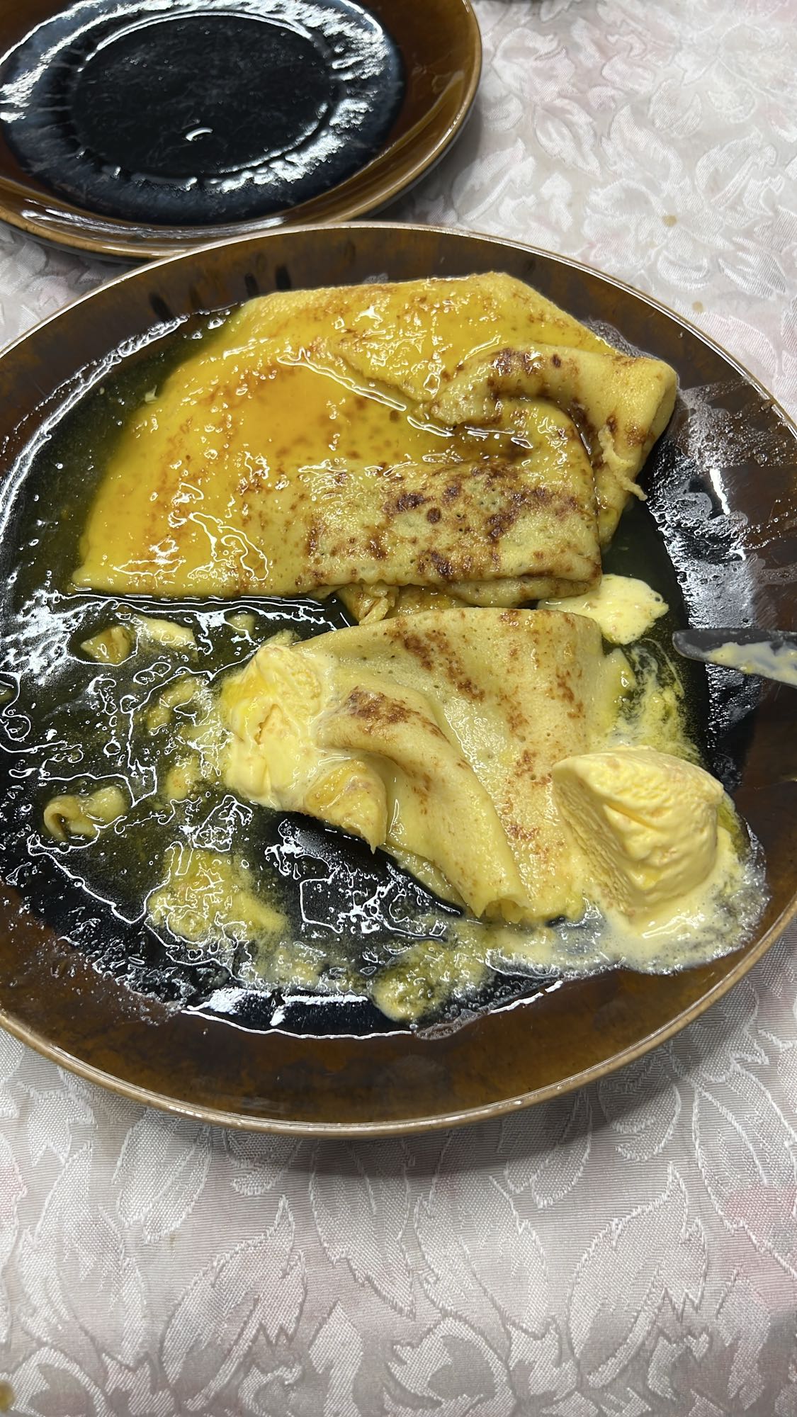 Clătite cu unt și miere