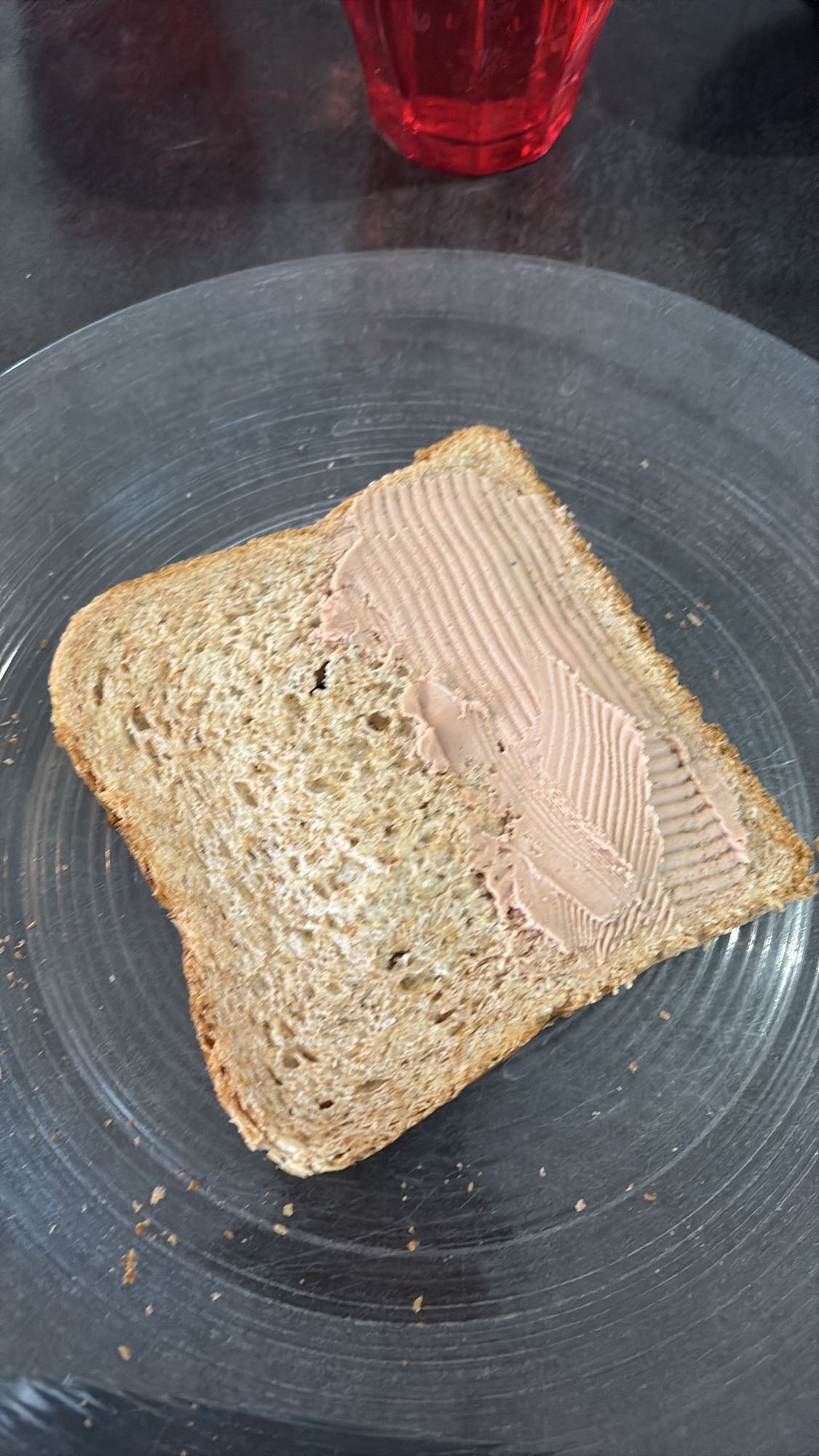 Tartine au pâté
