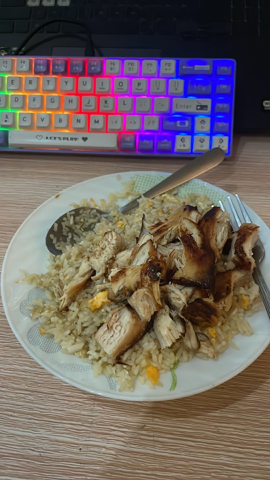 Grilled Chicken Fried Rice