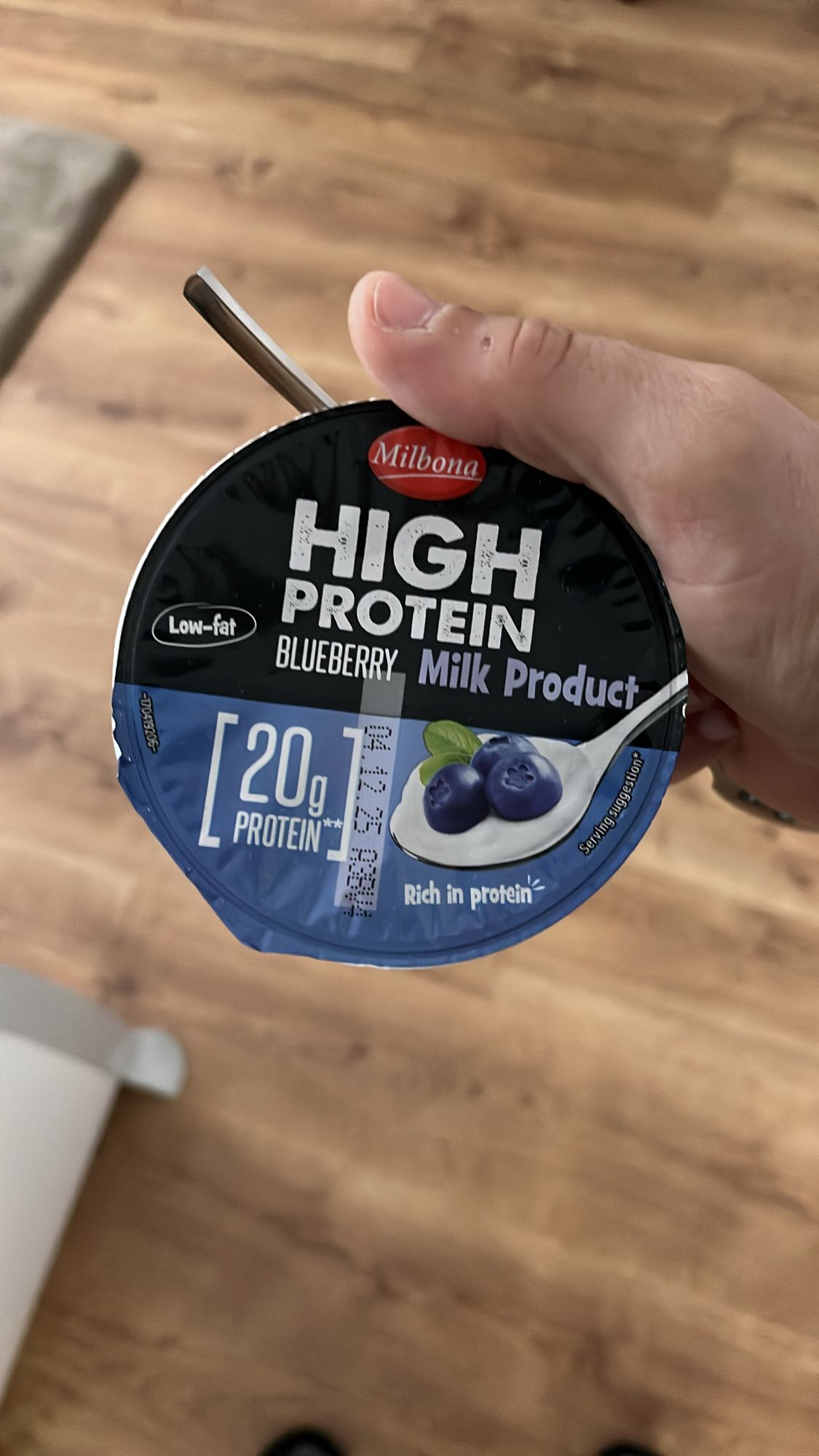 Боровинково мляко с протеин