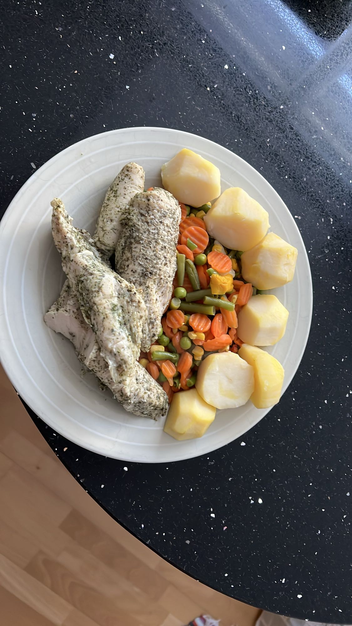 Indyk z warzywami i ziemniakami