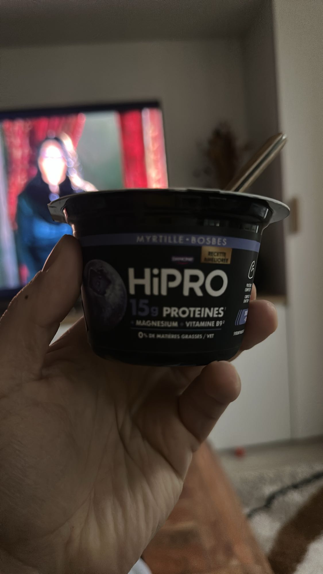 Yaourt protéiné myrtille