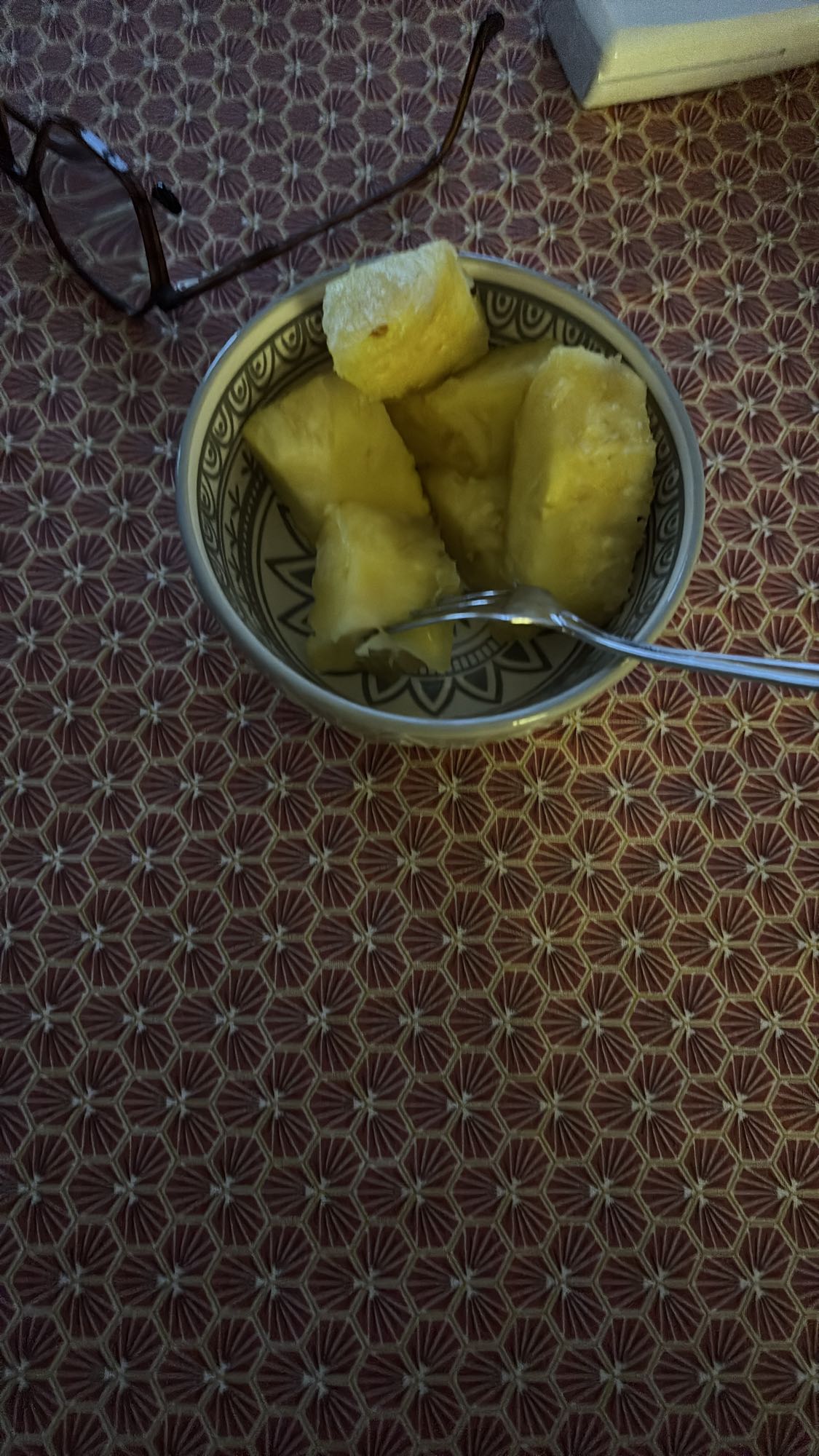 Ananas frais en morceaux